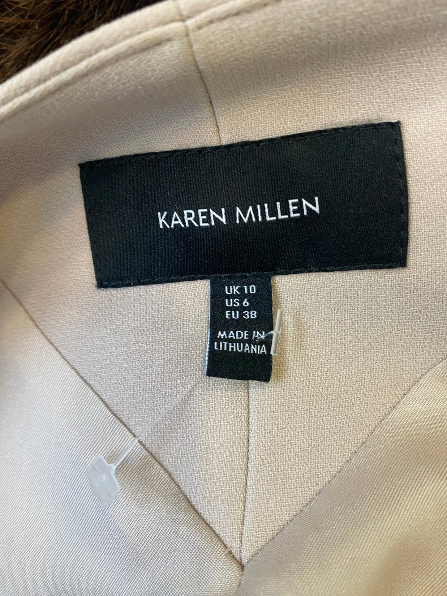 Karen Millen Light Pink Structured Jacket Size 10