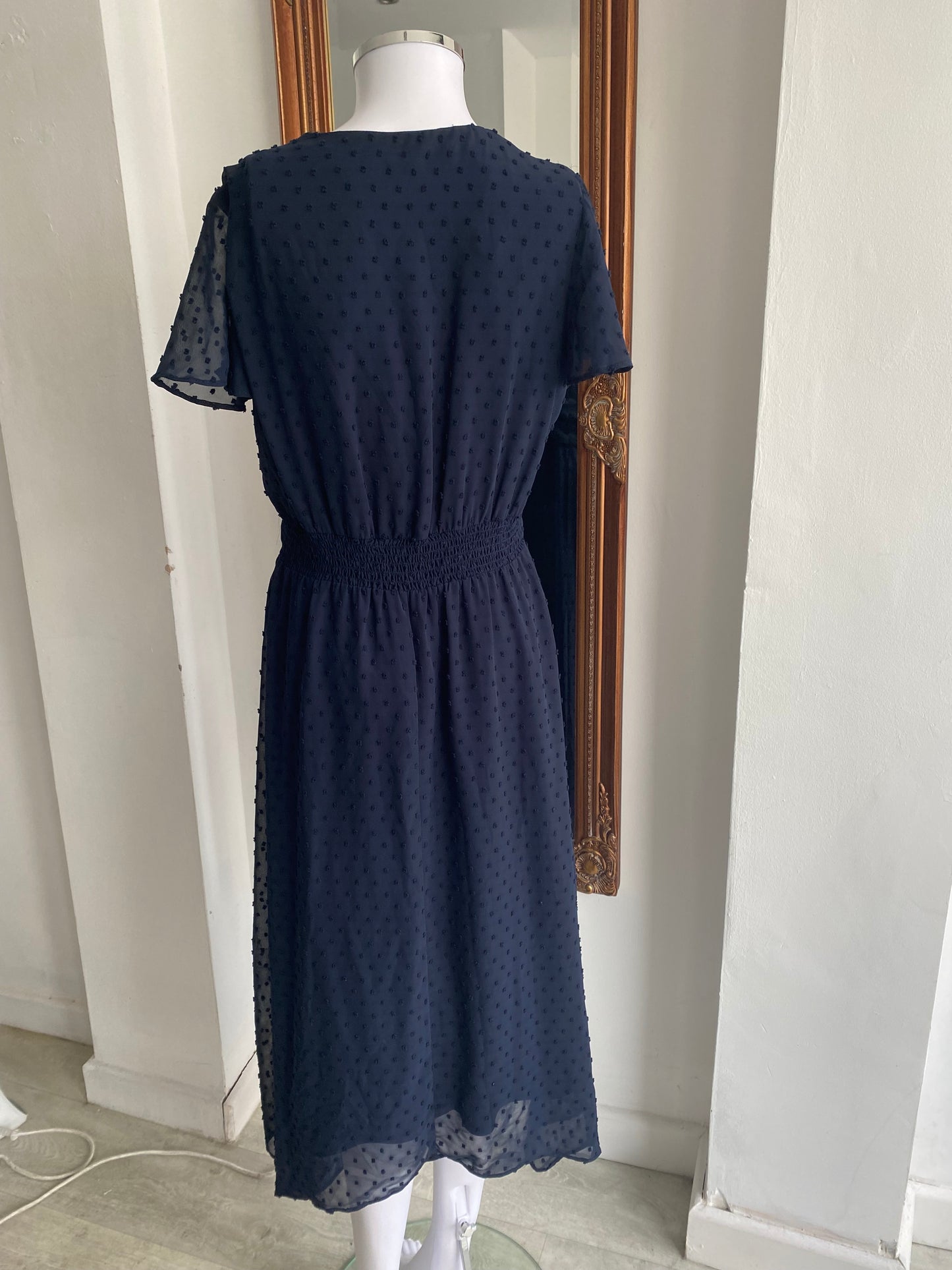 Roman Petite navy dress size 10