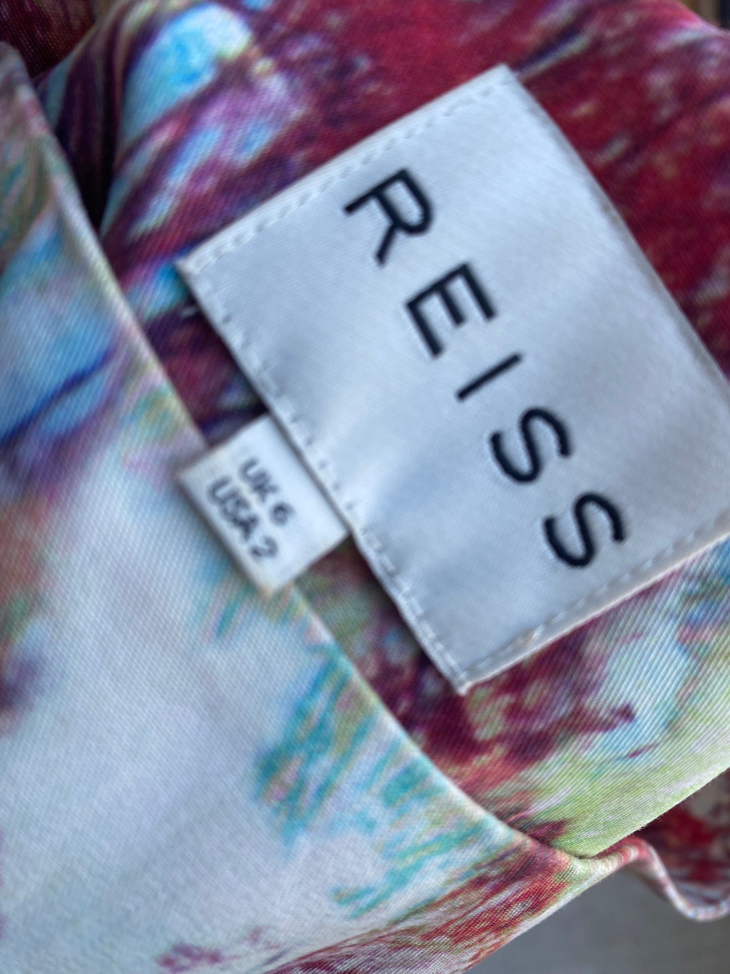 Reiss floral print dress size 8-10