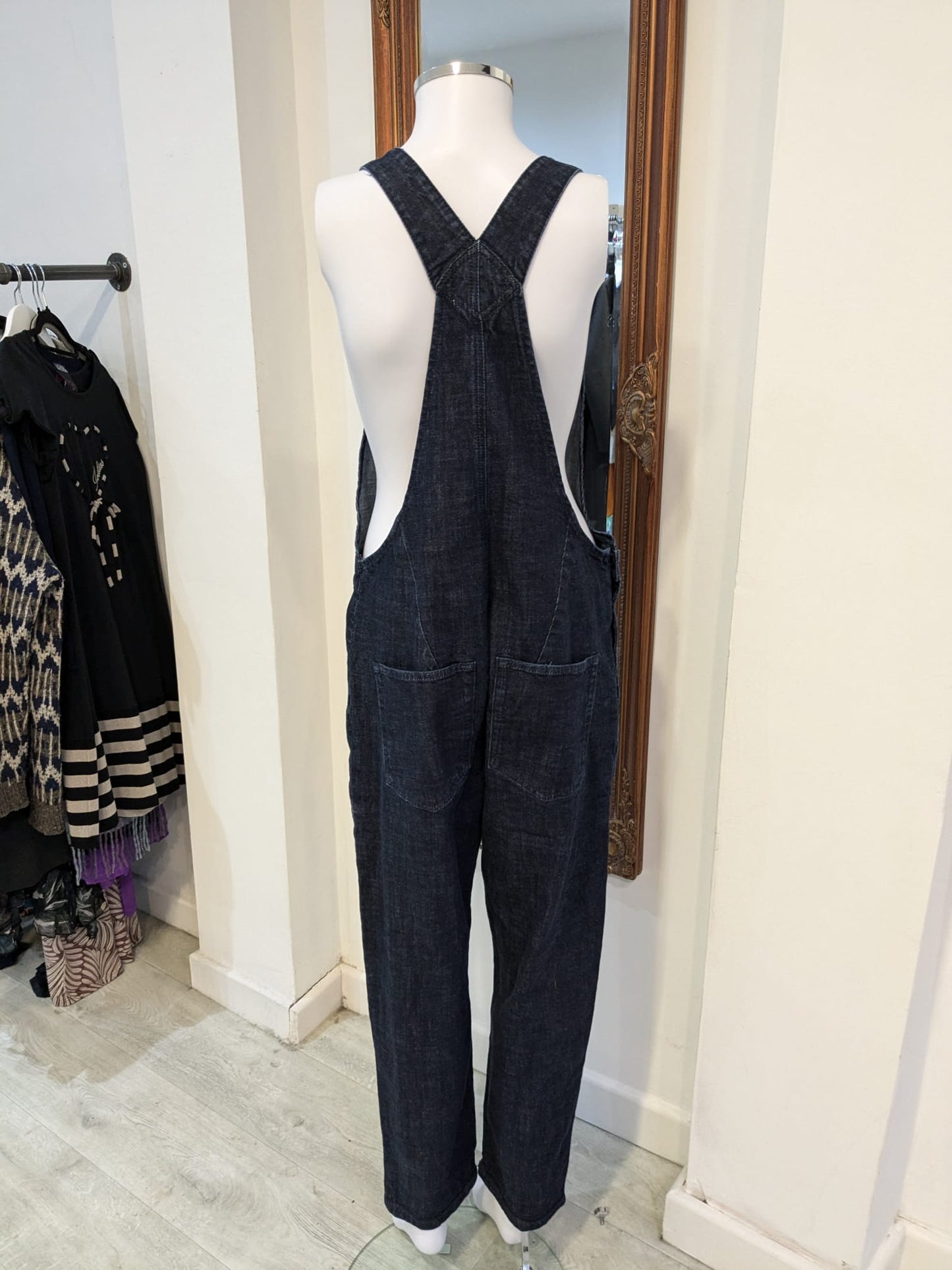 Toast Dark Blue Dungarees Size 12