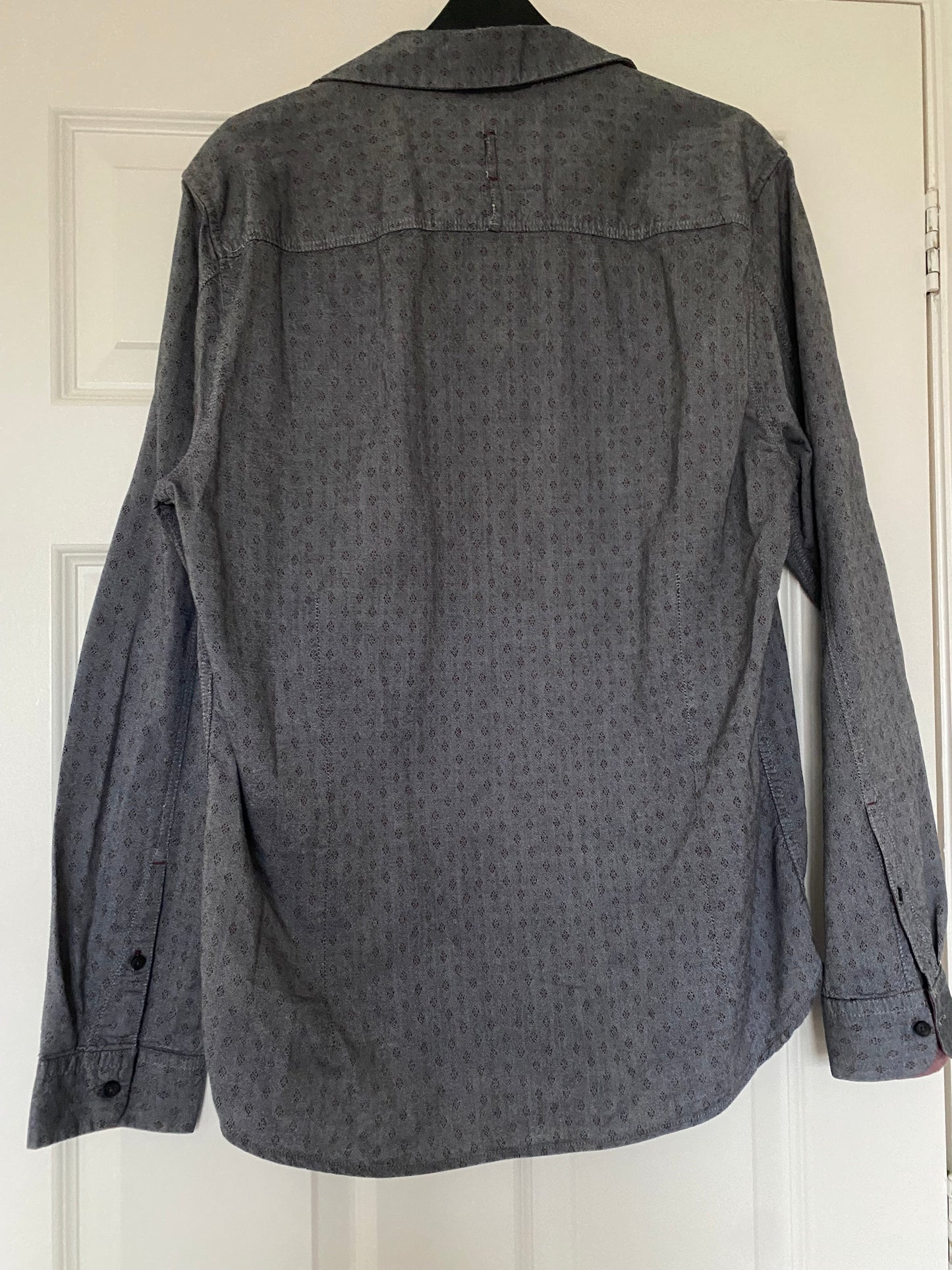 White Stuff Grey Patterned Shirt Size Large