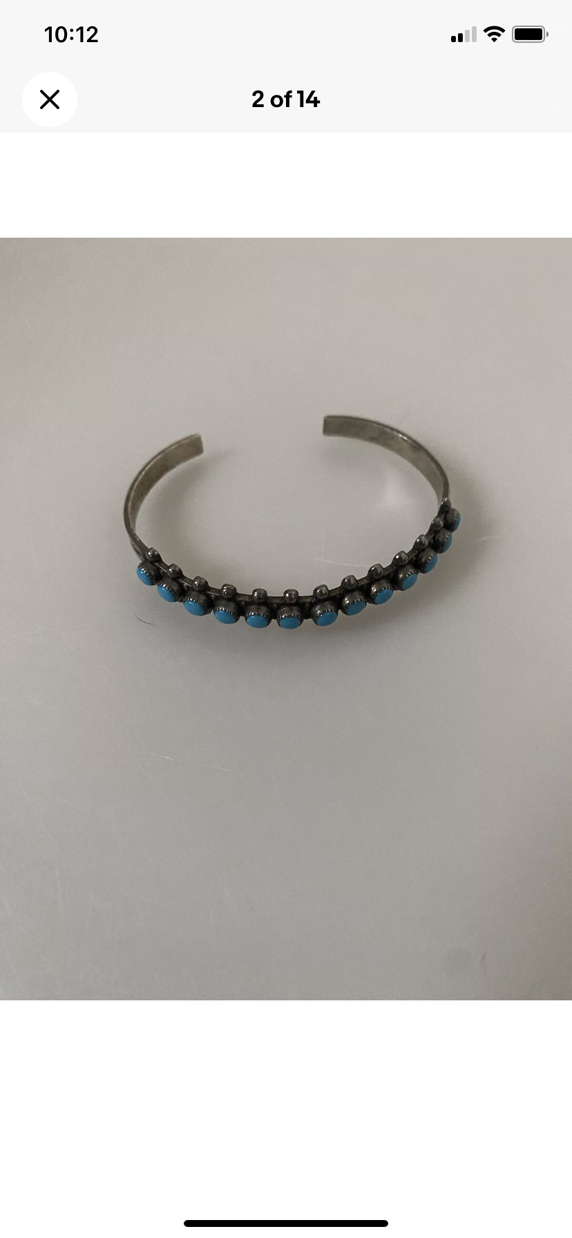 Zuni Snake Eye Bracelet