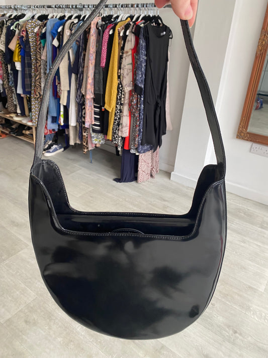 Belcinto Black Leather Handbag