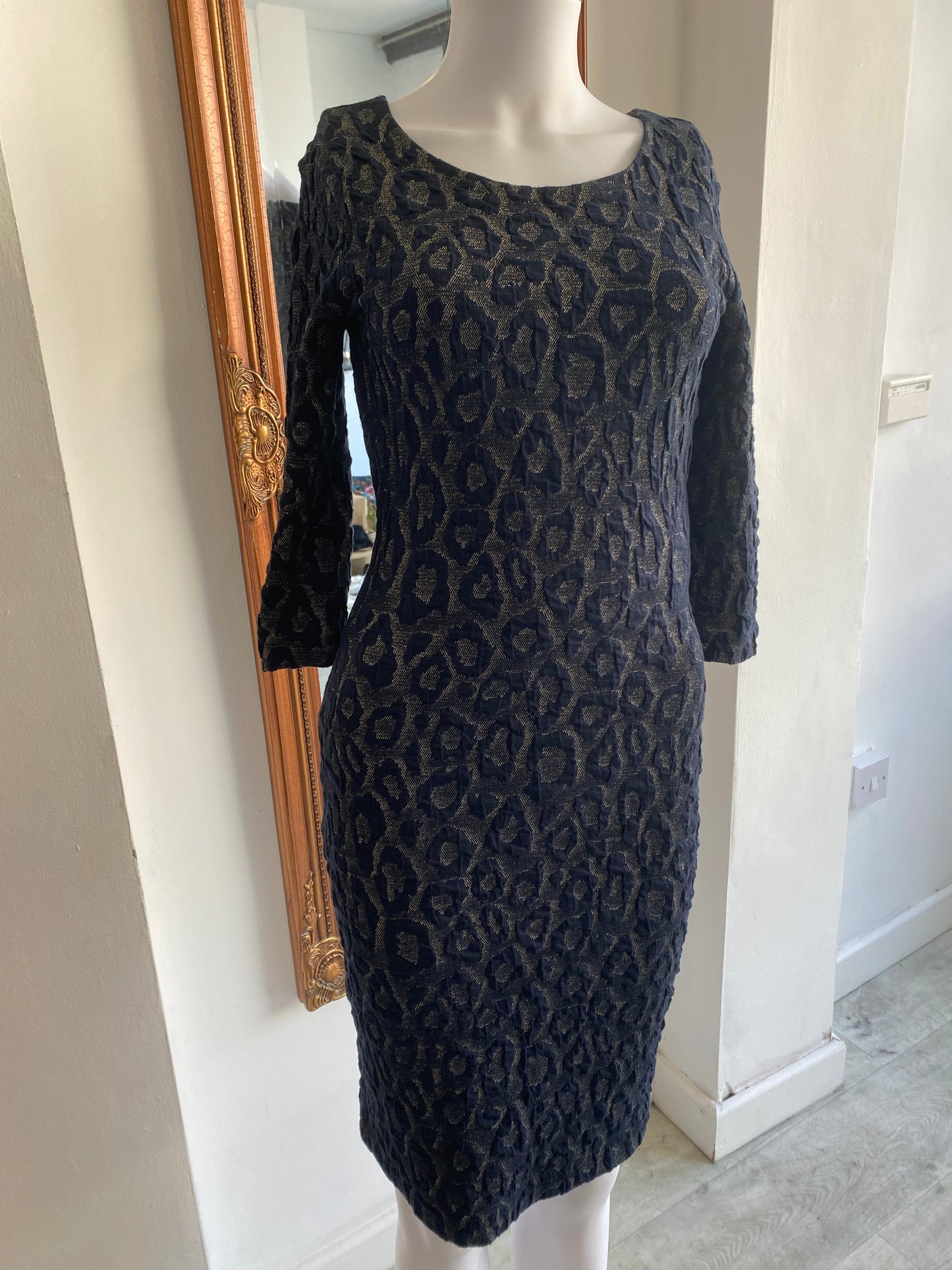 Reiss leopard print dress size 6