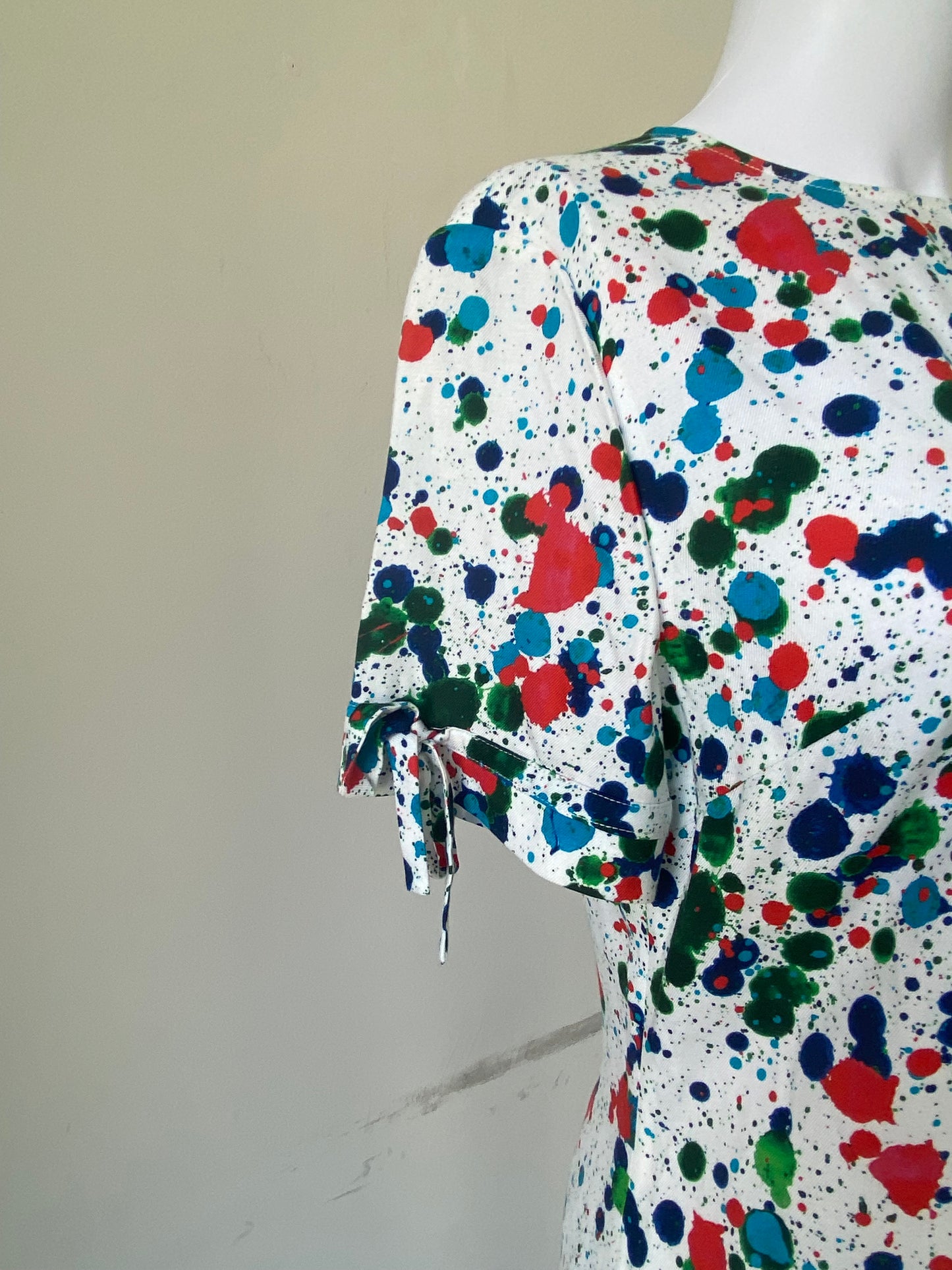 Ted Baker Paint Splatter Print T-Shirt Size 8