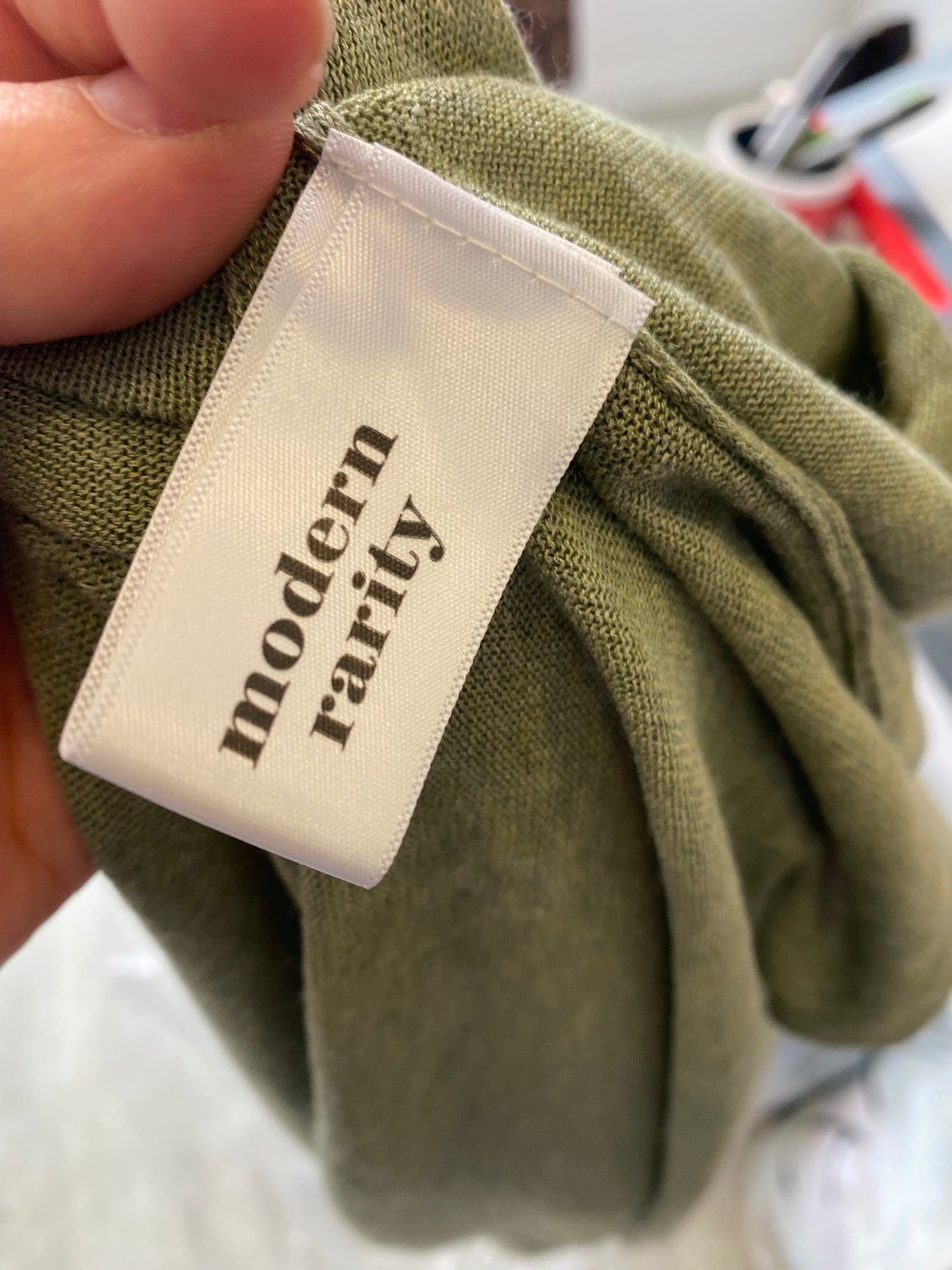 Modern Rareity Green Knit Jumper Size 18