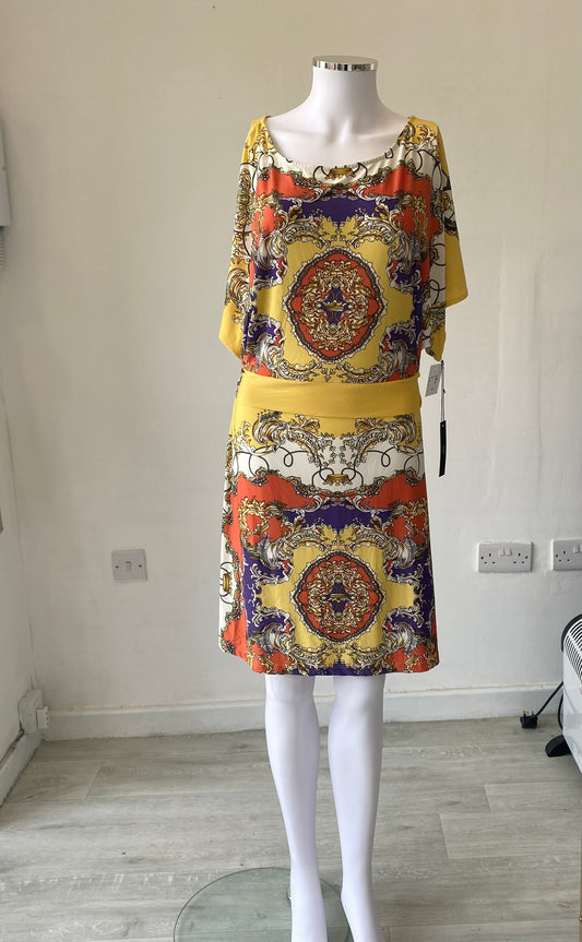 BCBG Maxazria Printed Dress Size 8