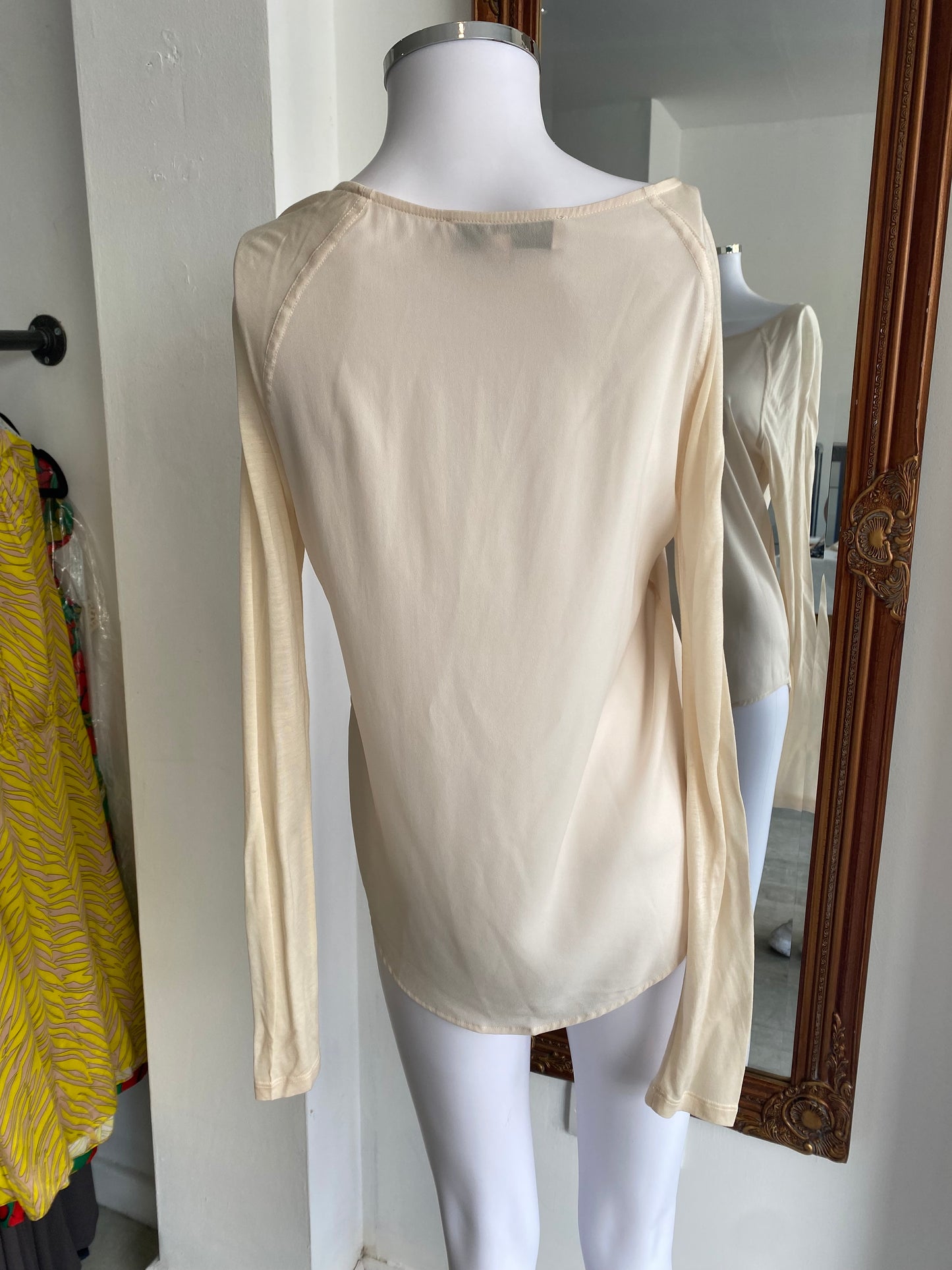 French Connection cream top size 8