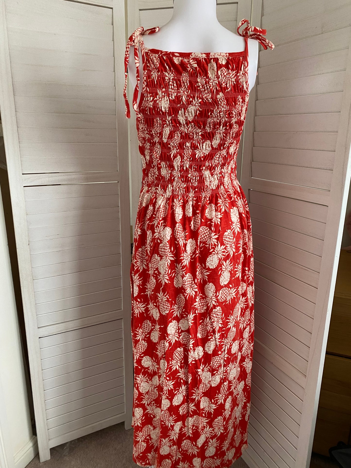 Hush red pineapple print dress size 4-6