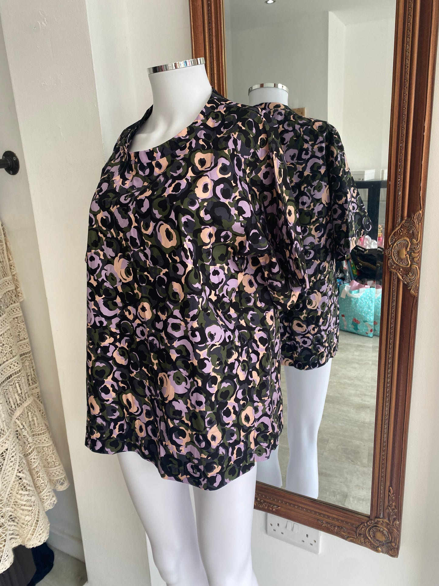 Marni floral print top size 12-14
