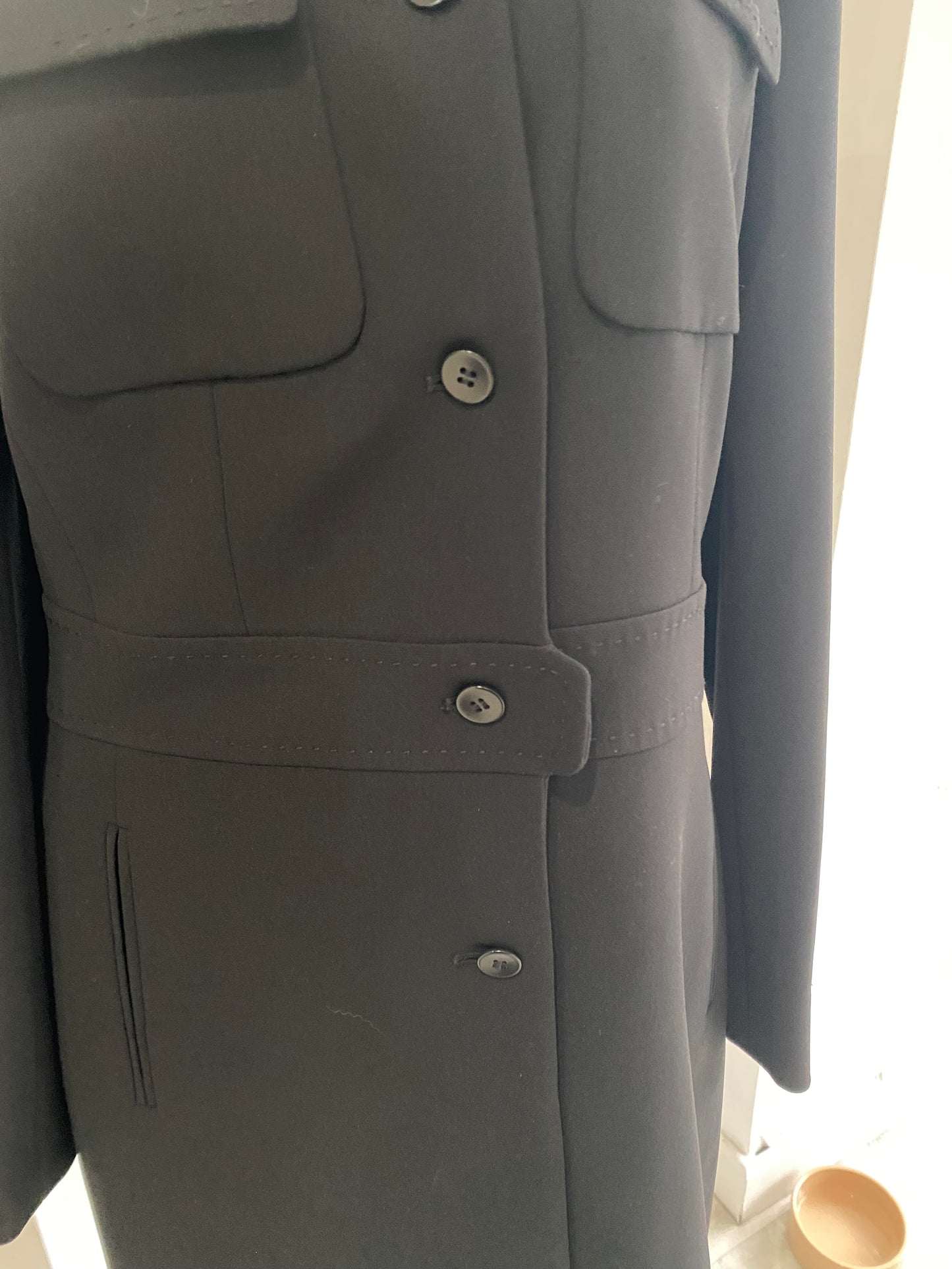 Planet Black Trench Coat Size 8