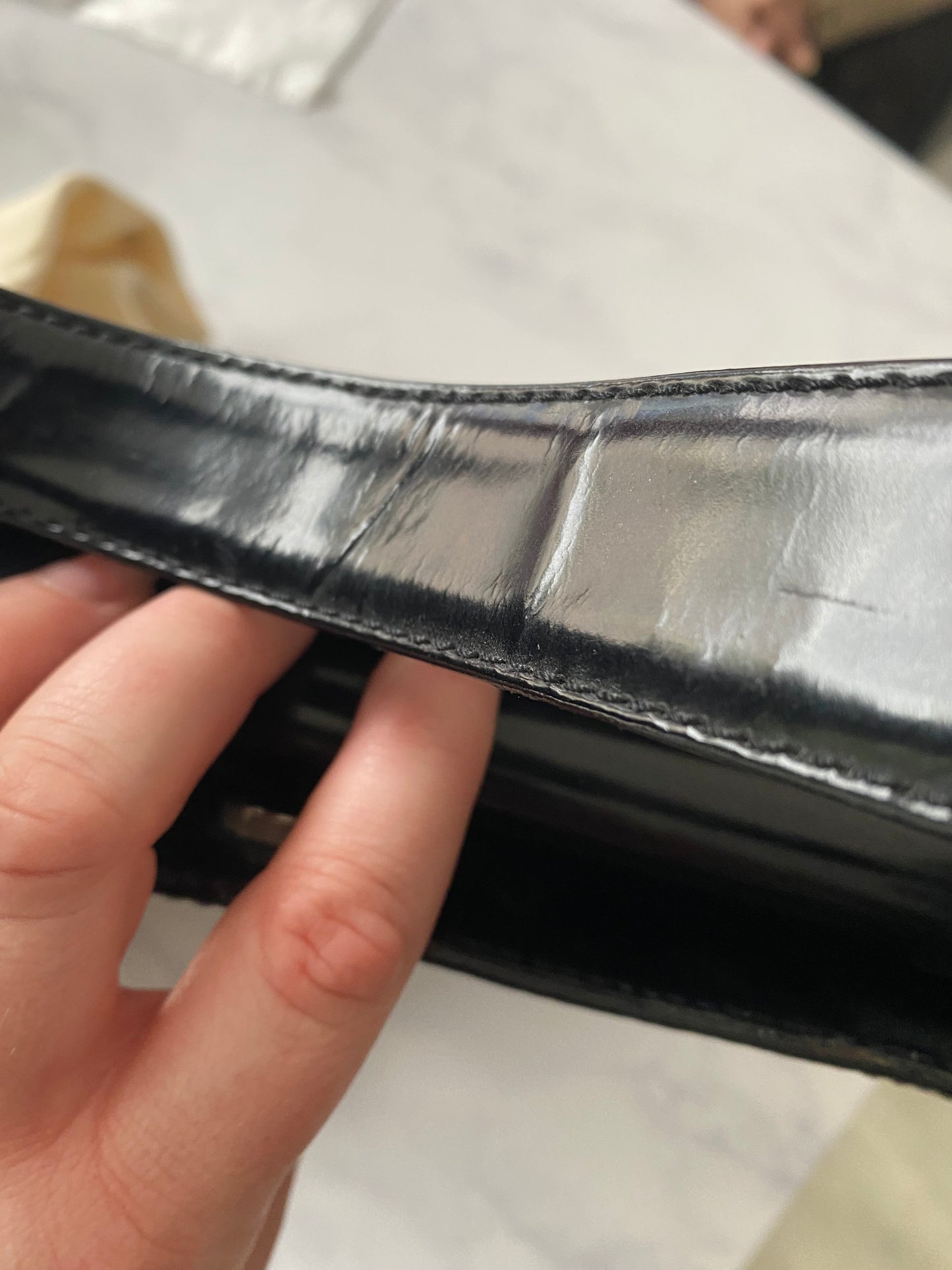 Belcinto Black Leather Handbag