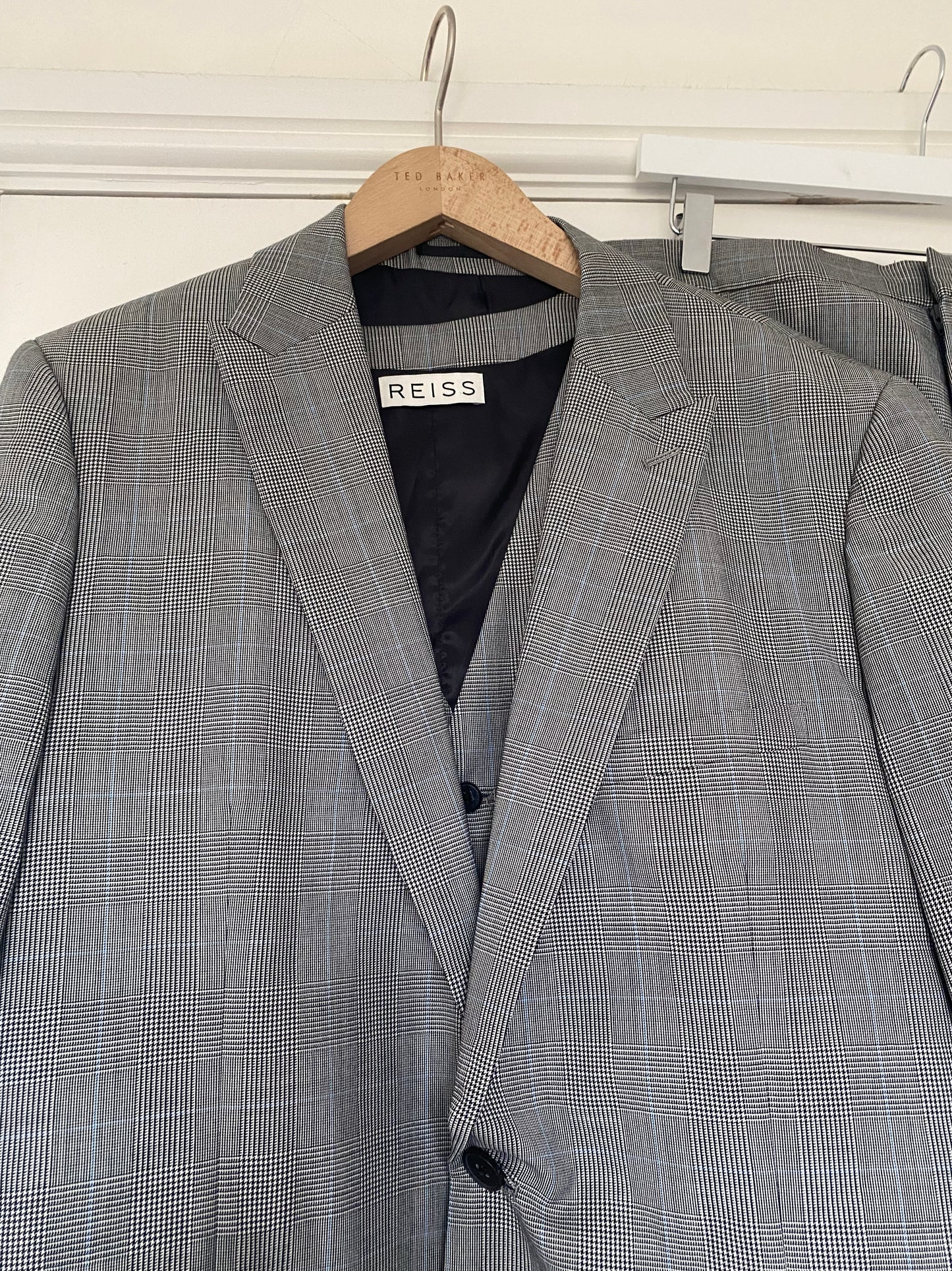Reiss Prince of Wales check 3 Piece Suit