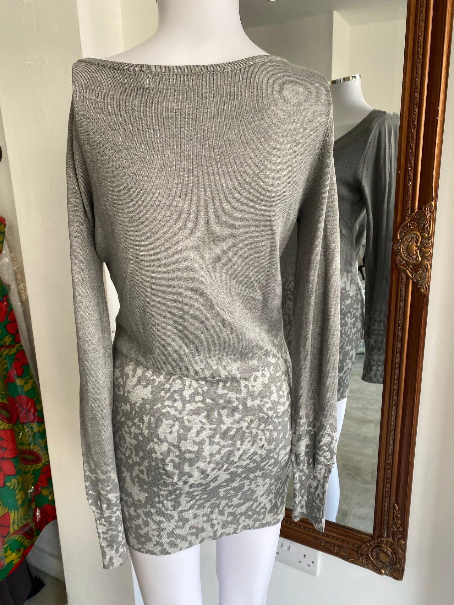 Mint Velvet grey knitted dress