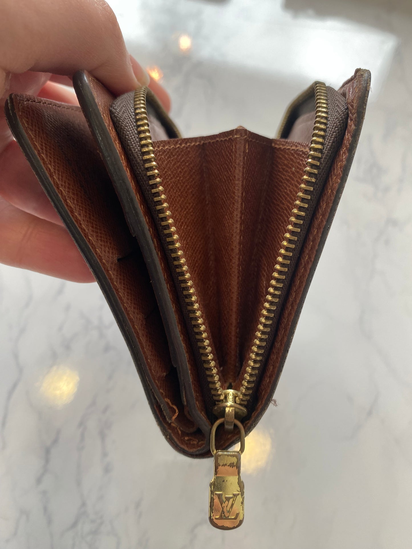 Louis Vuitton Monogram Canvas Compact Wallet