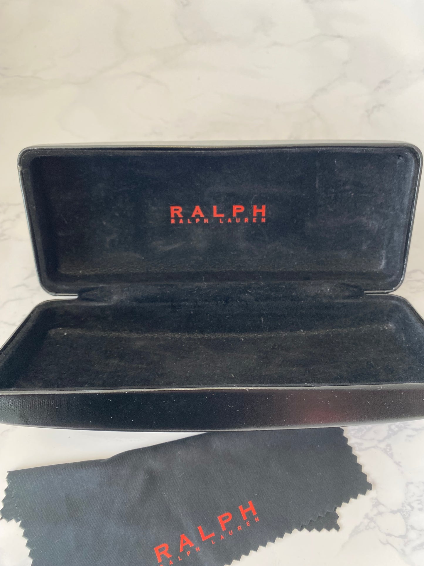 Ralph Lauren Purple Sunglasses with Tortoiseshell Print Arms