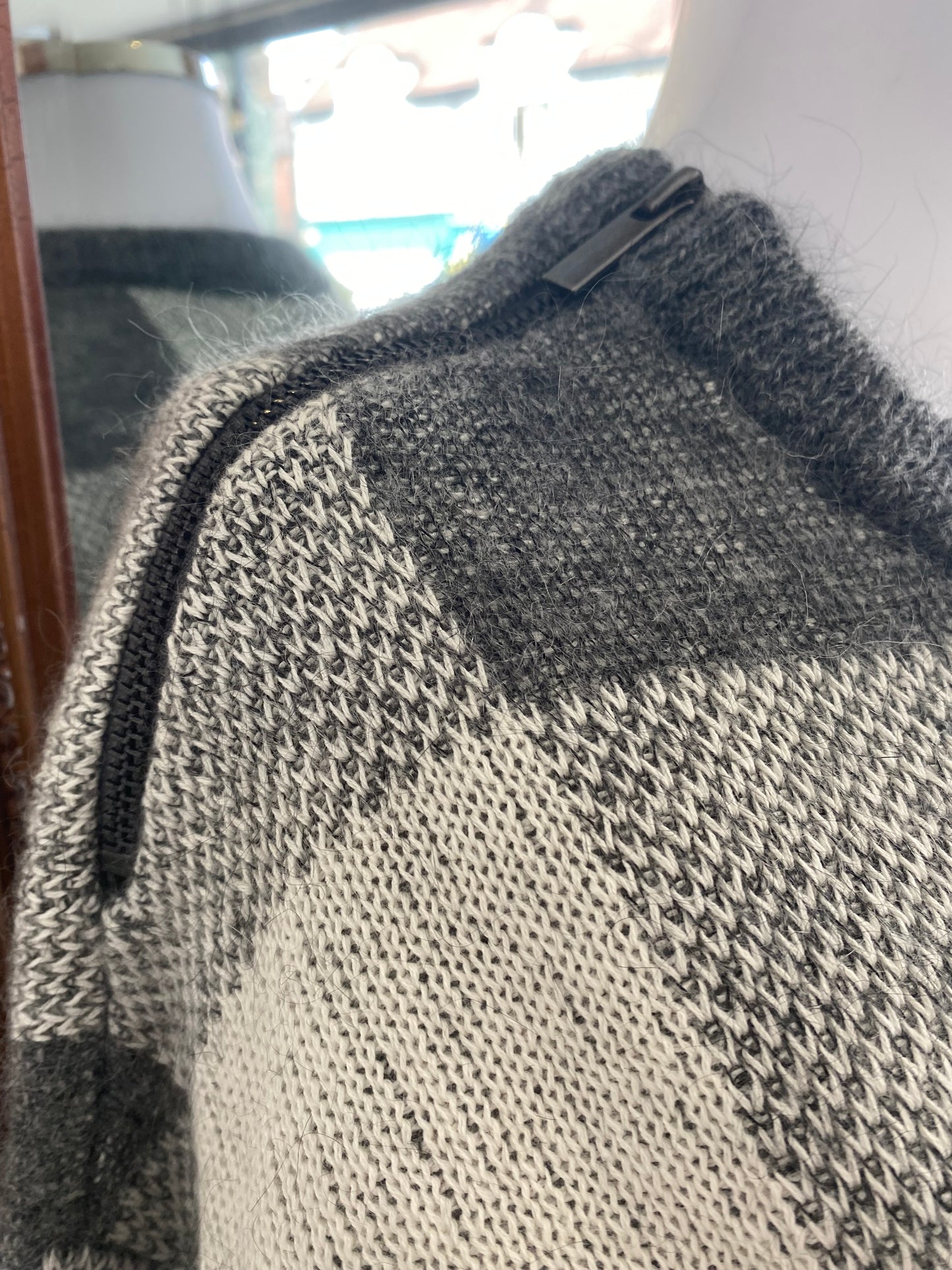 Banana Republic checked knitted dress size 8-10