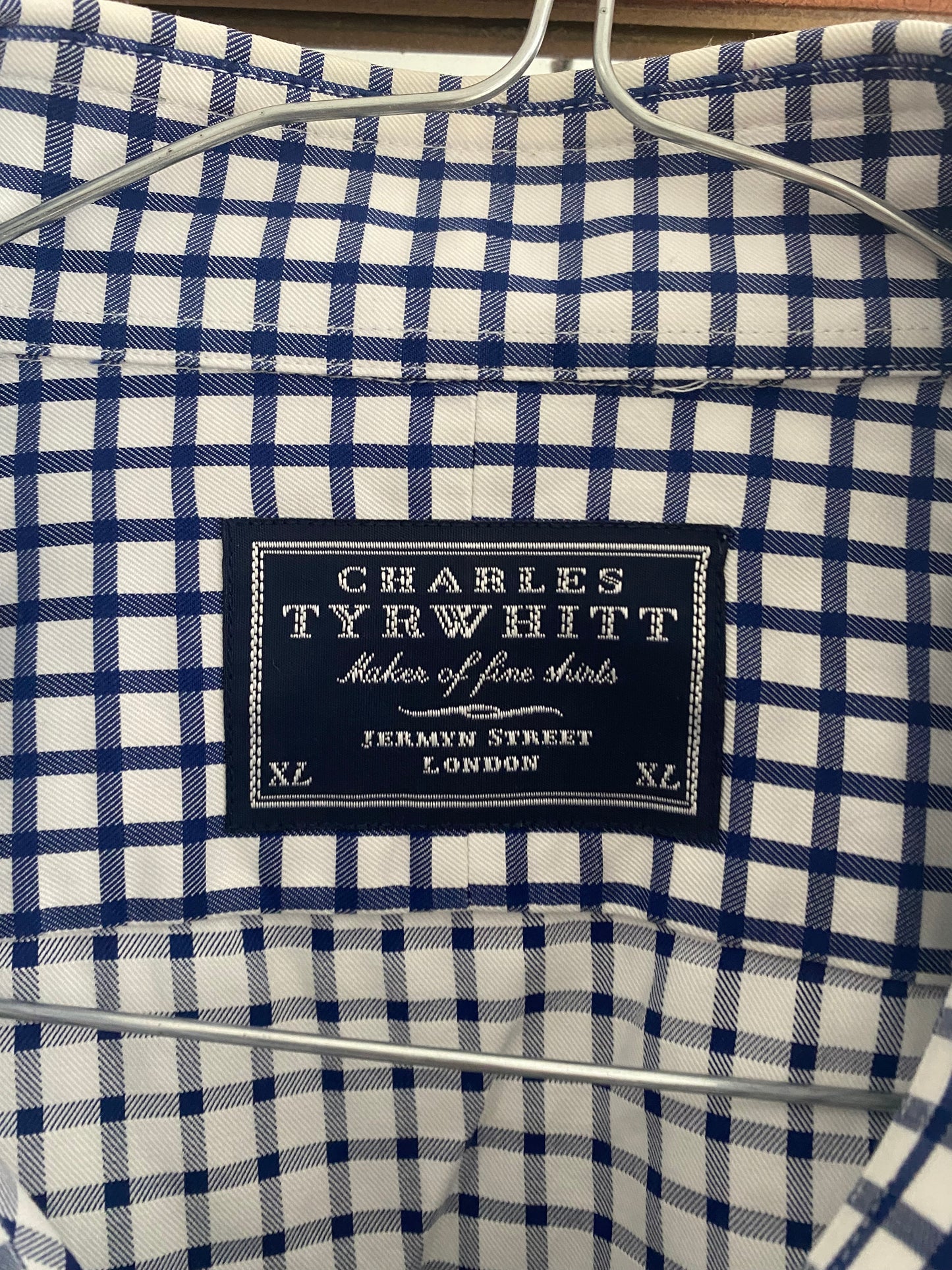 Charles Tyrwhitt Checked Shirt Size XL