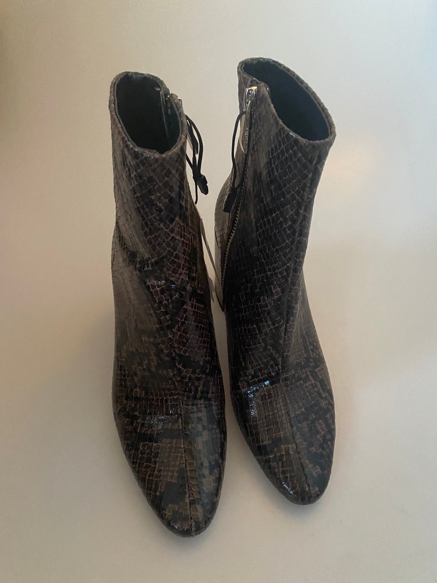 Zara snake ankle boots new size 3