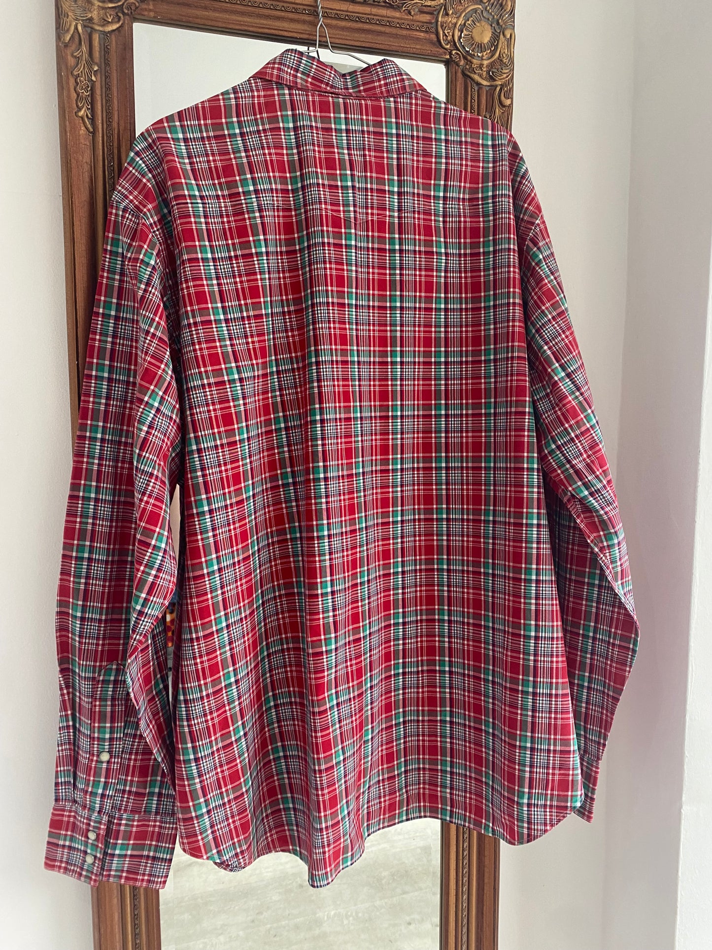 Polo Ralph Lauren Checked Red Shirt Size XL
