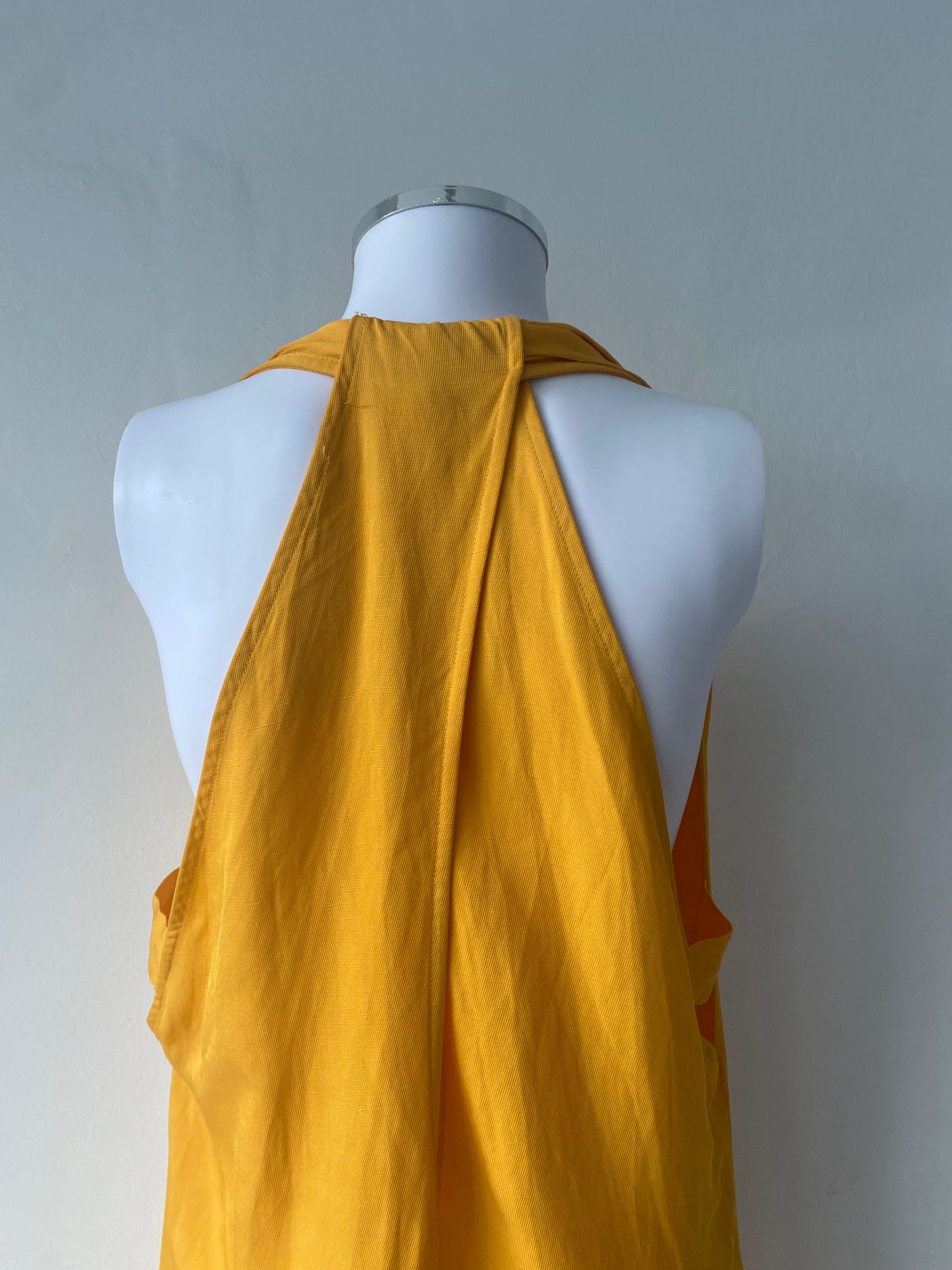 Reiss Orange Maxi Dress Size 12