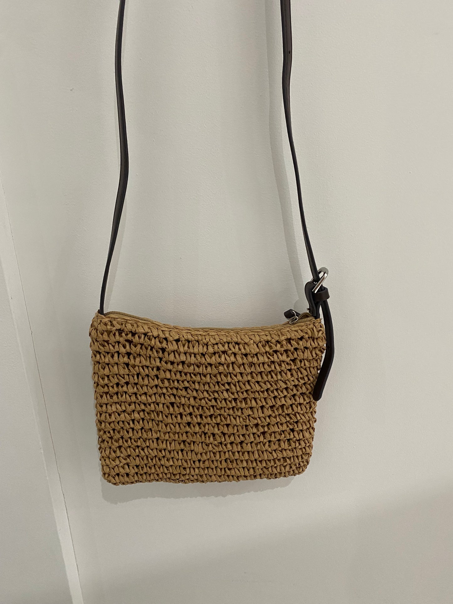 Straw Crossbody Bag