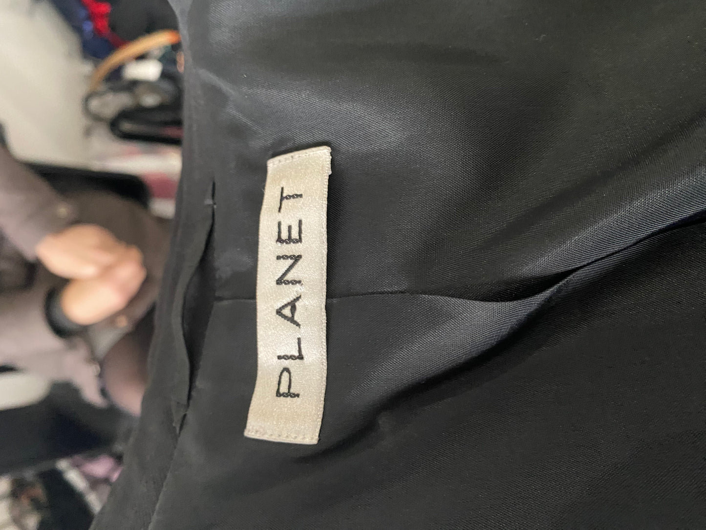 Planet Black Trench Coat Size 8