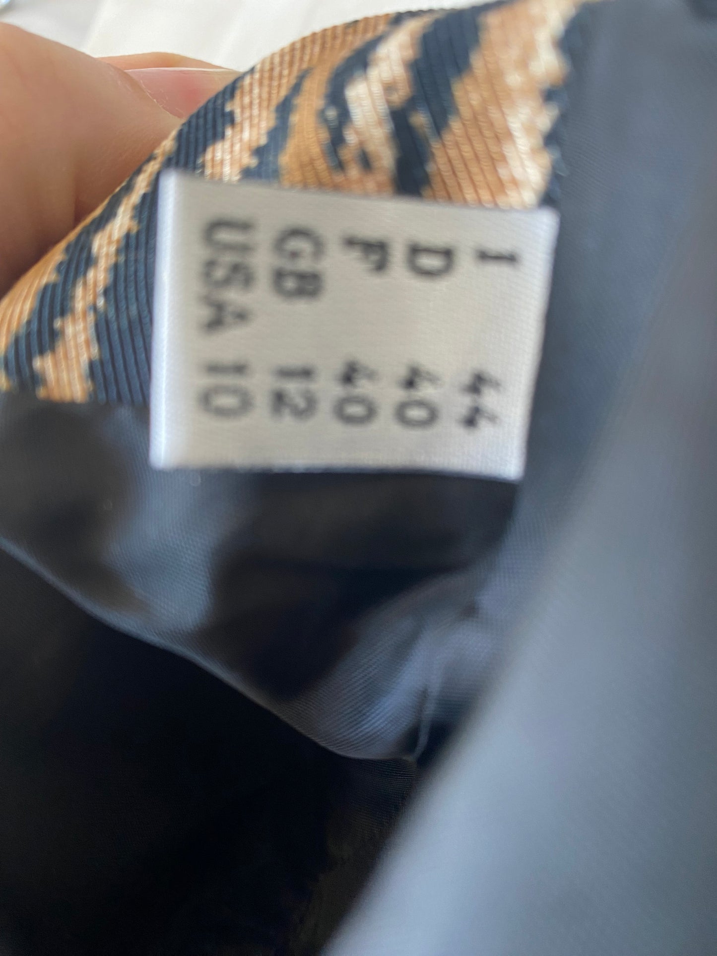 Future Ozbek tiger print suit size 10