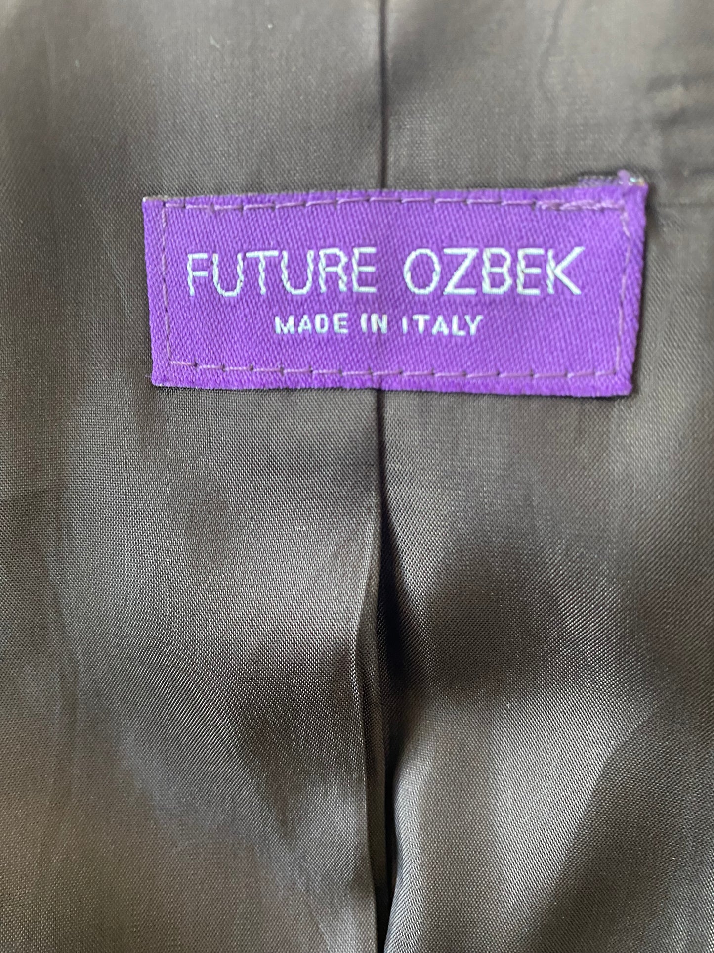 Future Ozbek tiger print suit size 10