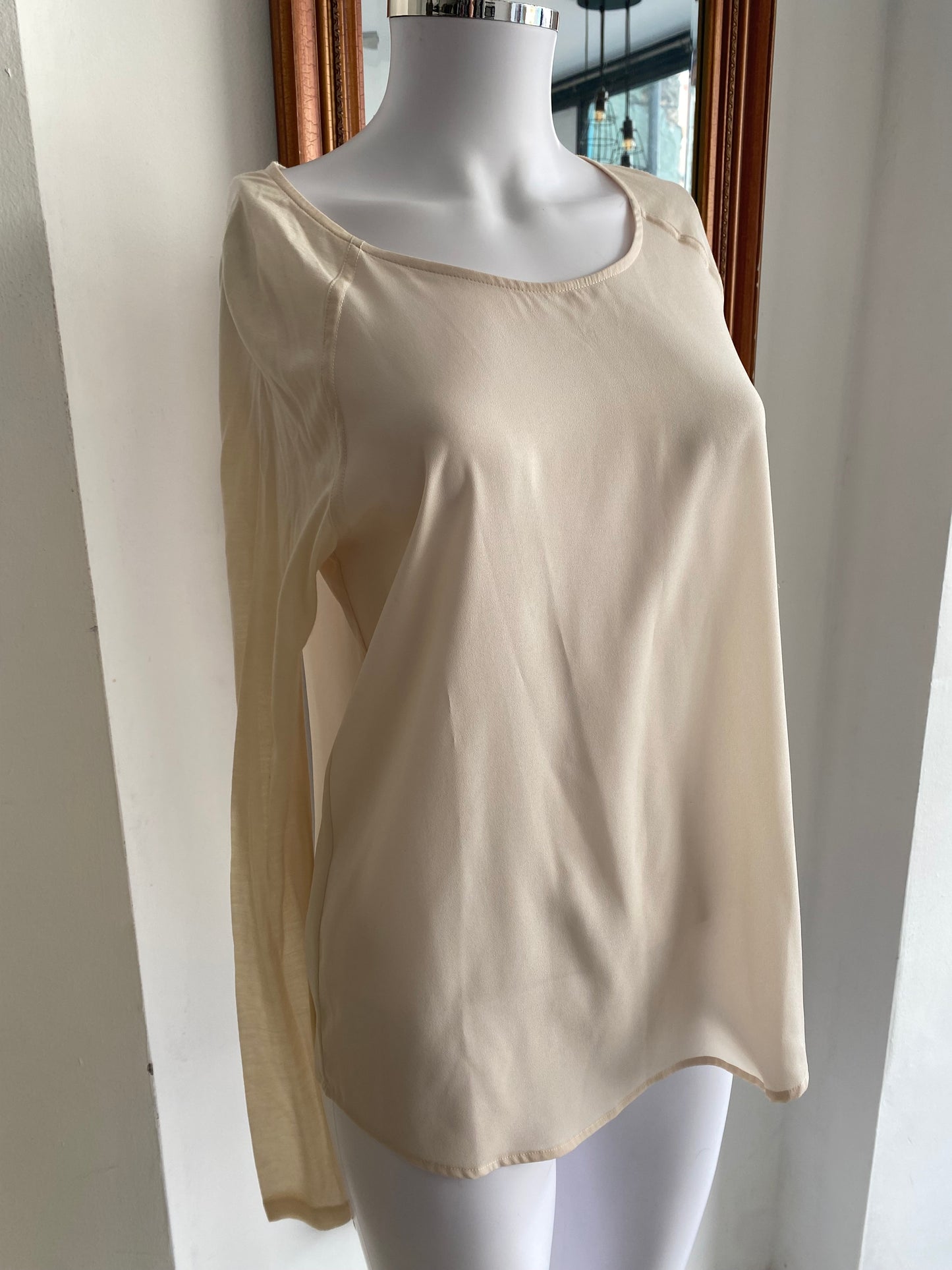 French Connection cream top size 8