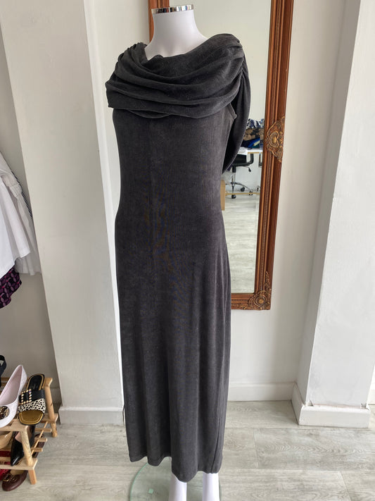 Joseph Ribkoff Grey Shimmer Dress Size 12