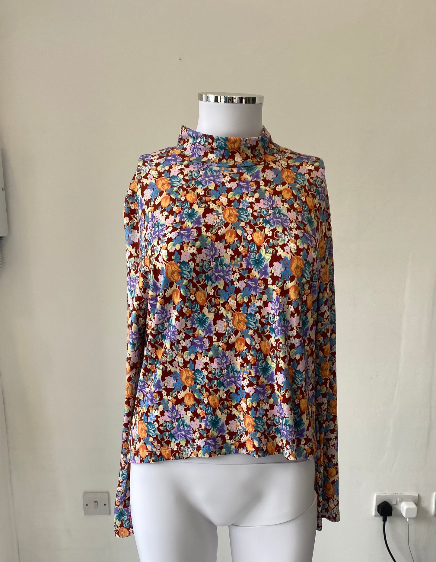 Rixo Floral Print Top Size 12-14
