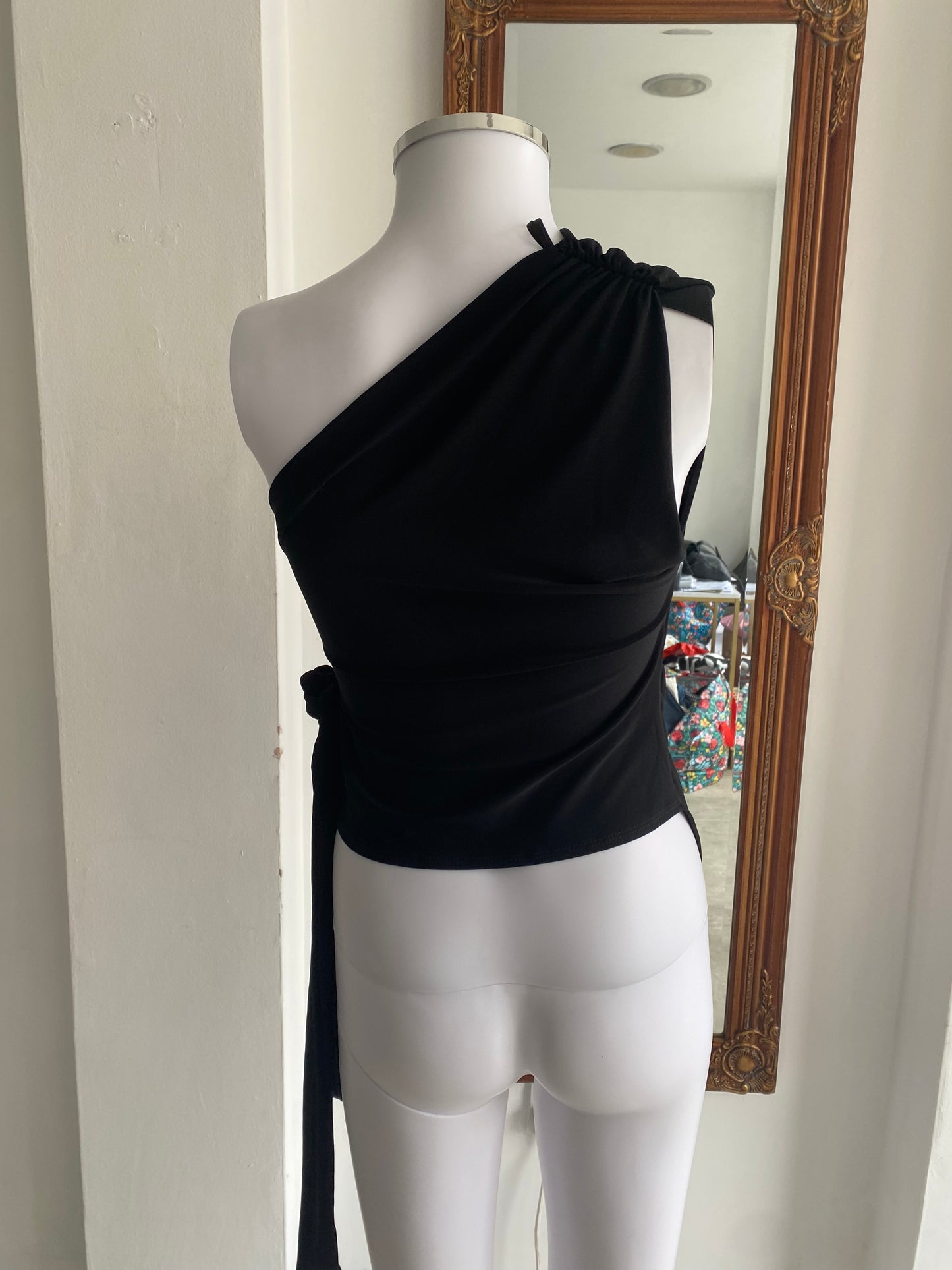 Zara black top size 8