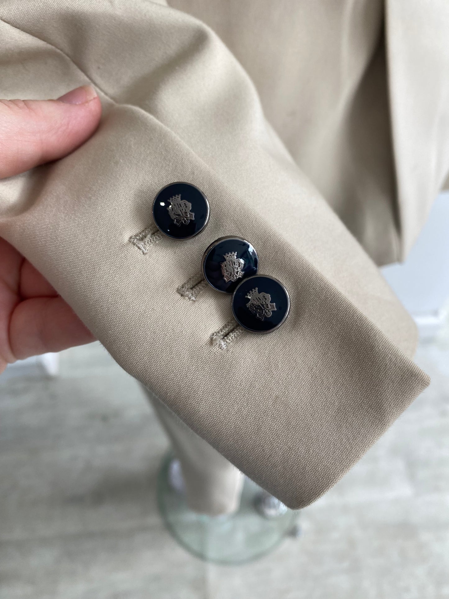 Zara Beige Trouser Suit Size 10