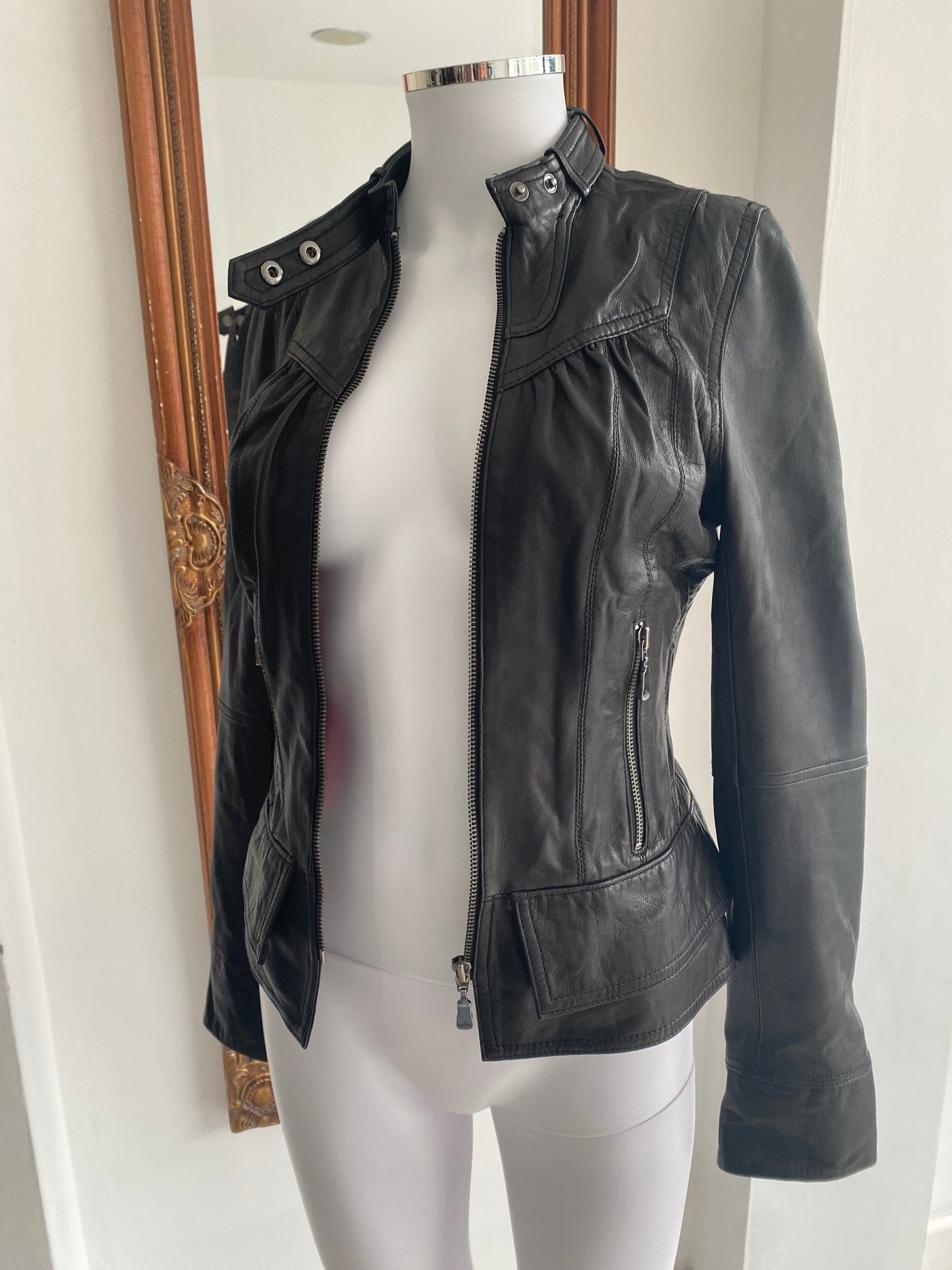Ted Baker Leather Jacket size 6