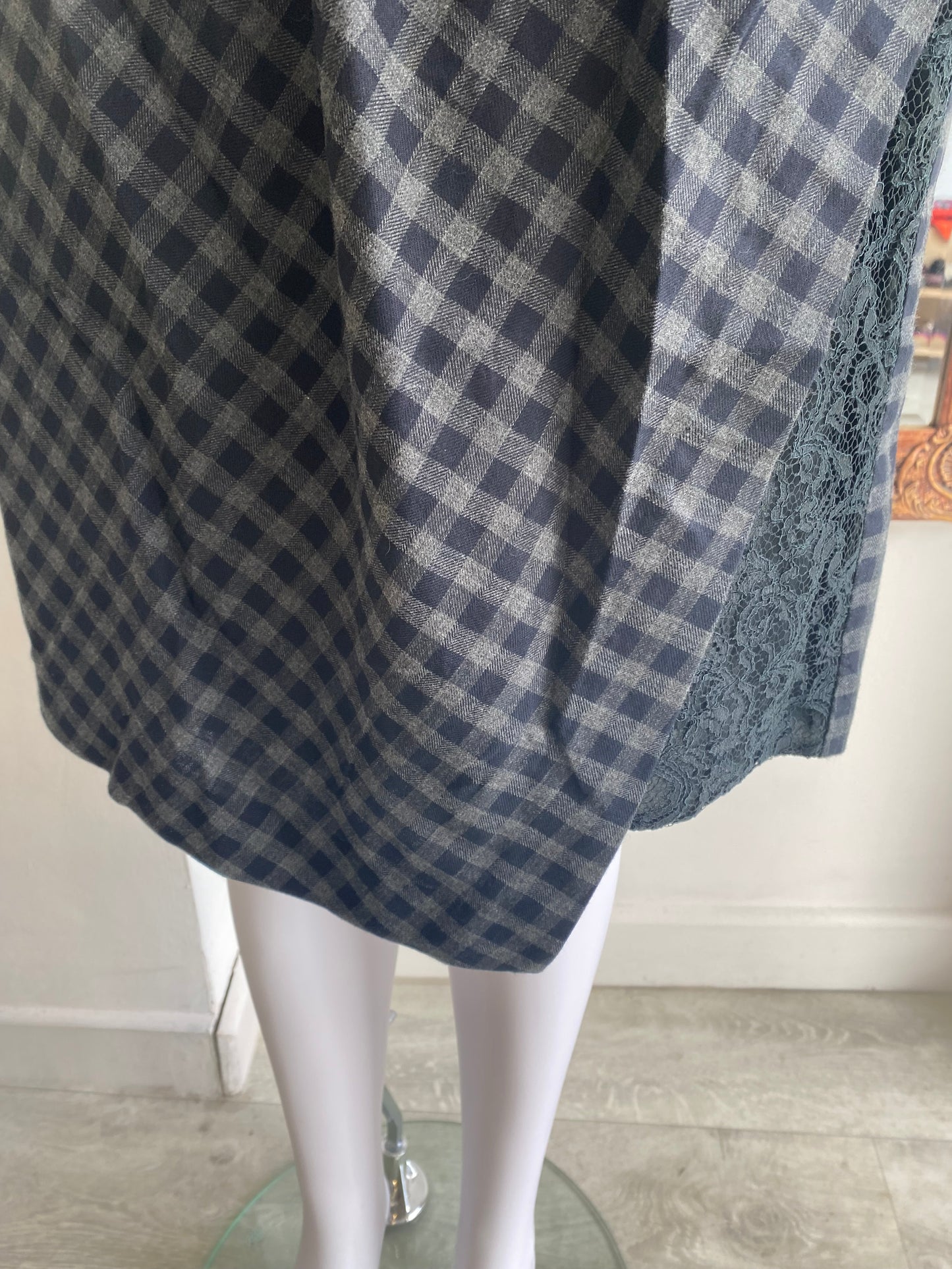 Carven Paris checked dress size 12