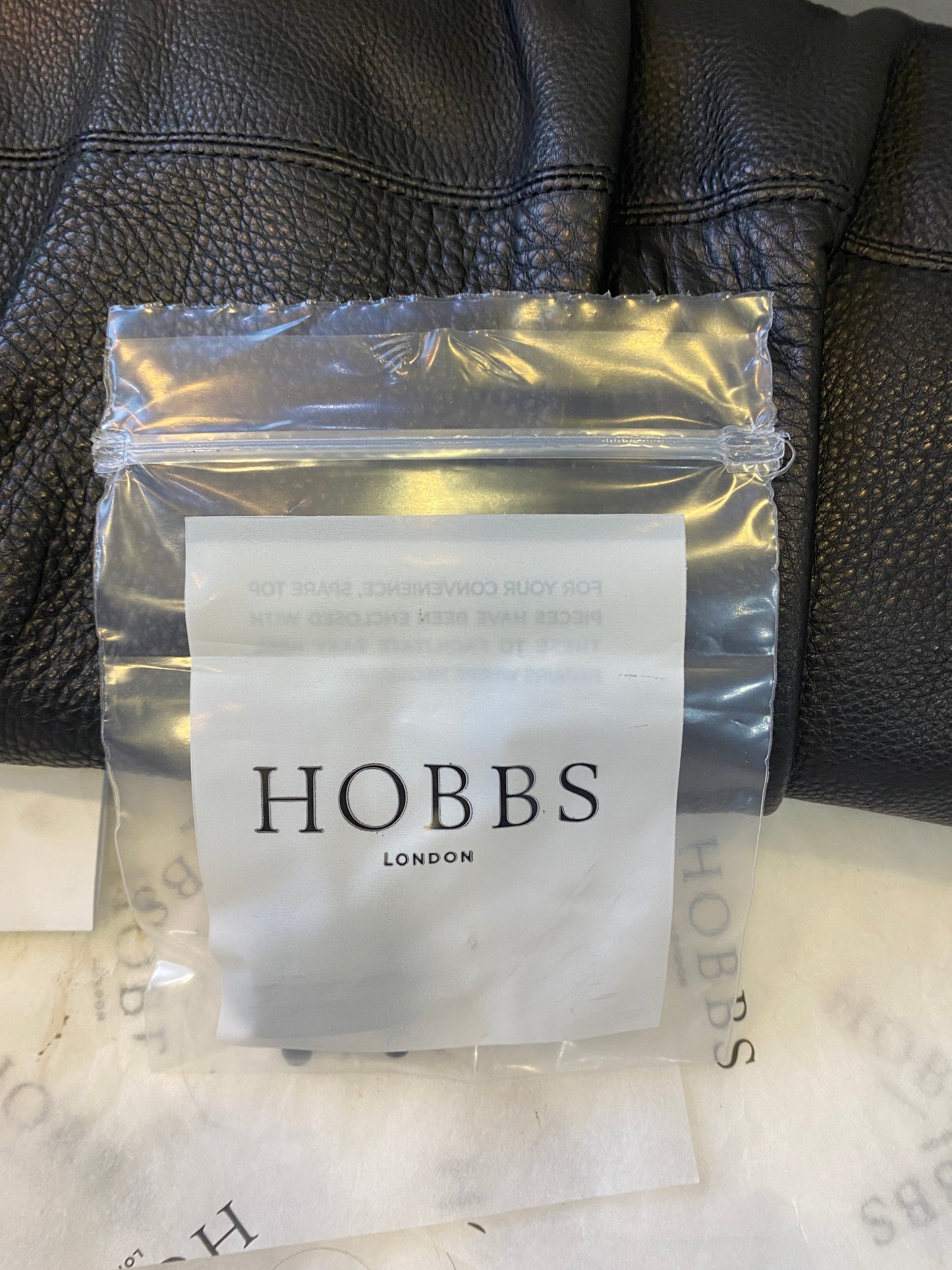 Hobbs Black Leather Ruched Knee High Boots Size 6.5