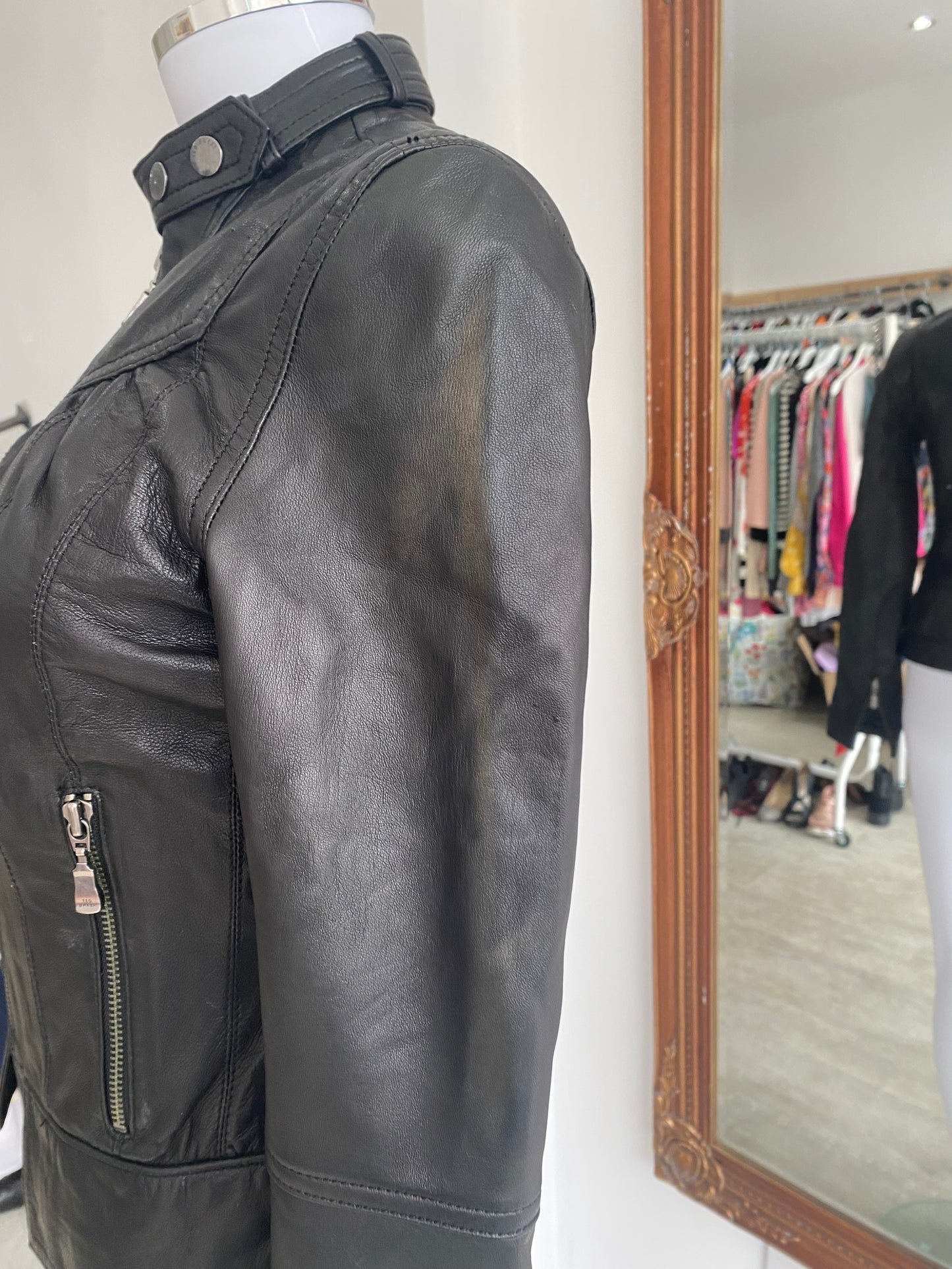 Ted Baker Leather Jacket size 6