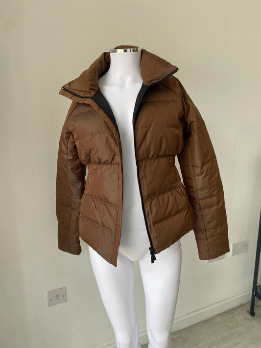 Calvin Klein Bronze Padded Coat Size 42 8