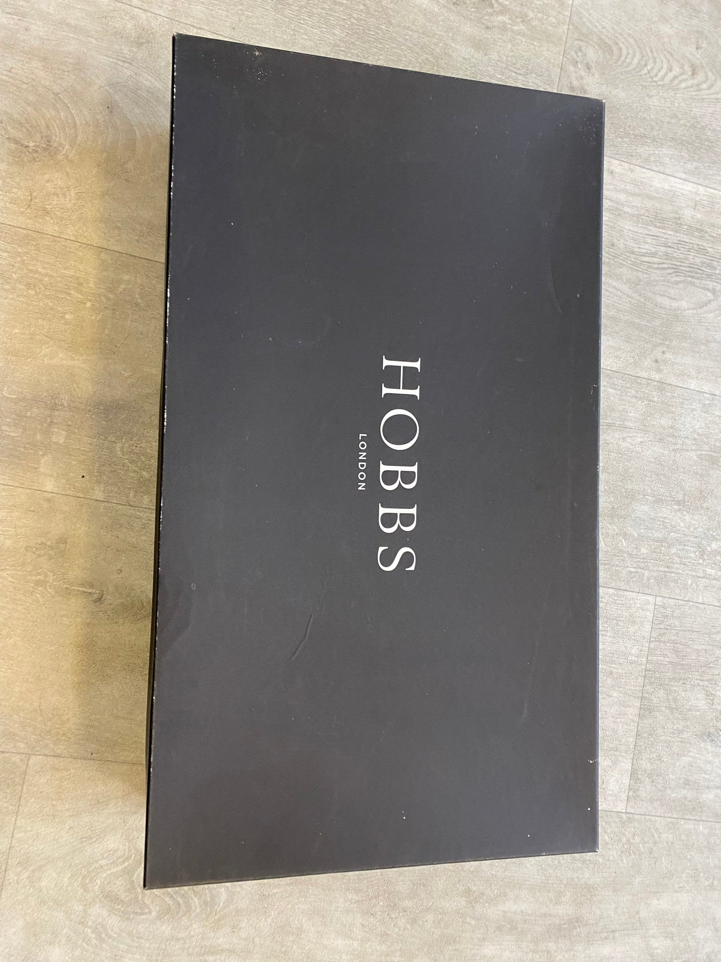 Hobbs Black Leather Ruched Knee High Boots Size 6.5