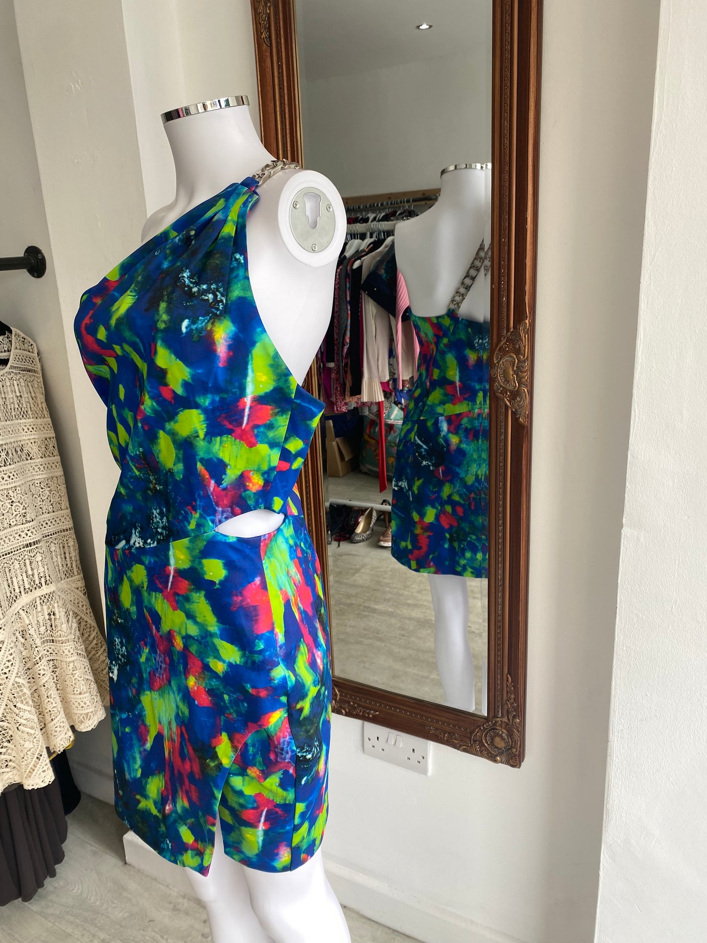 Karen Millen Weston Kaleidoscope Dress size 10