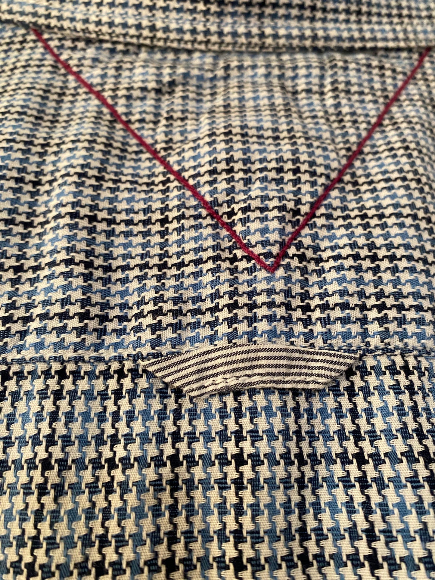 White Stuff Houndstooth Check Shirt Size Large