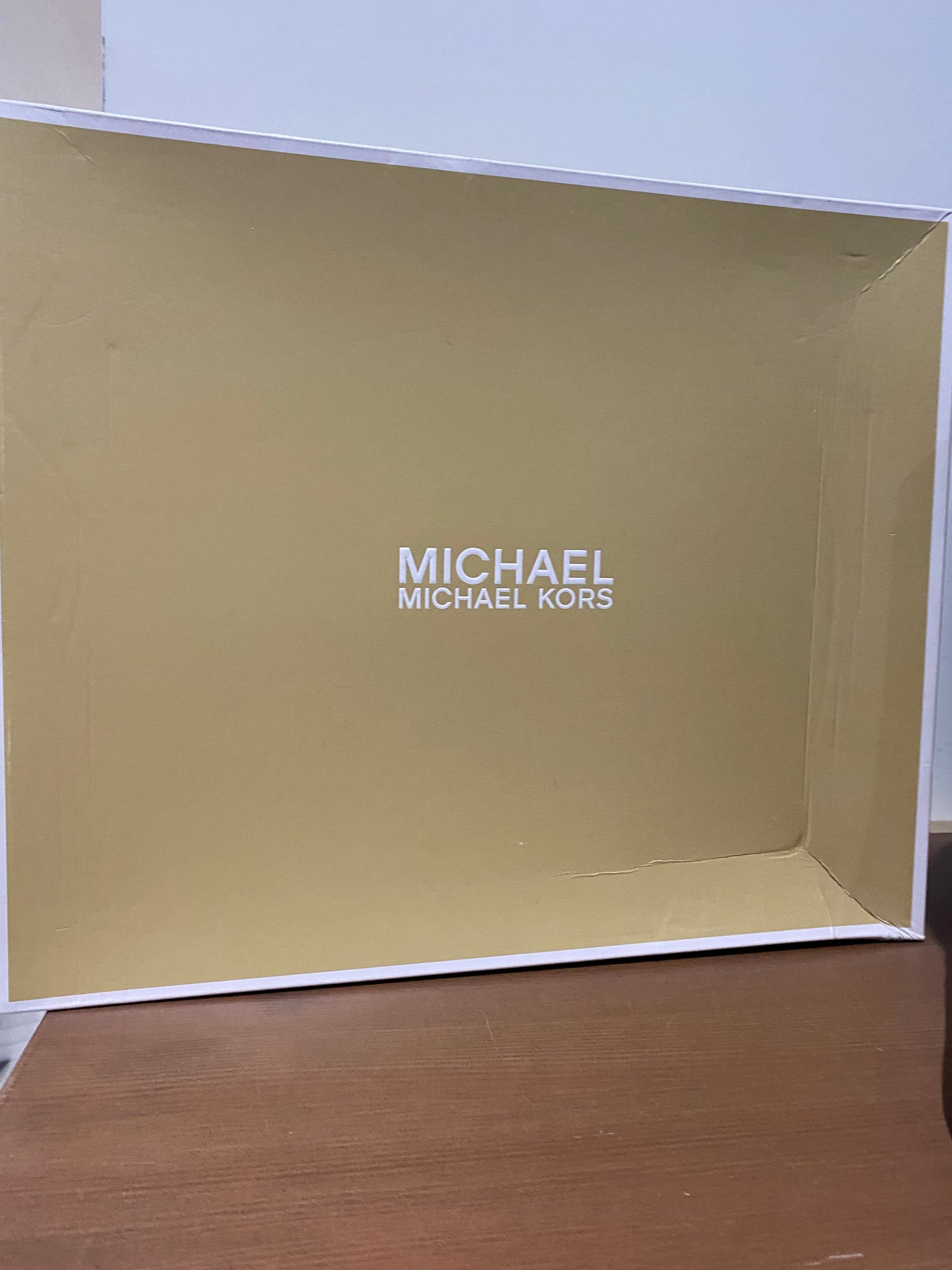 Michael Kors Black Leather Heeled Boots Size 7 with box