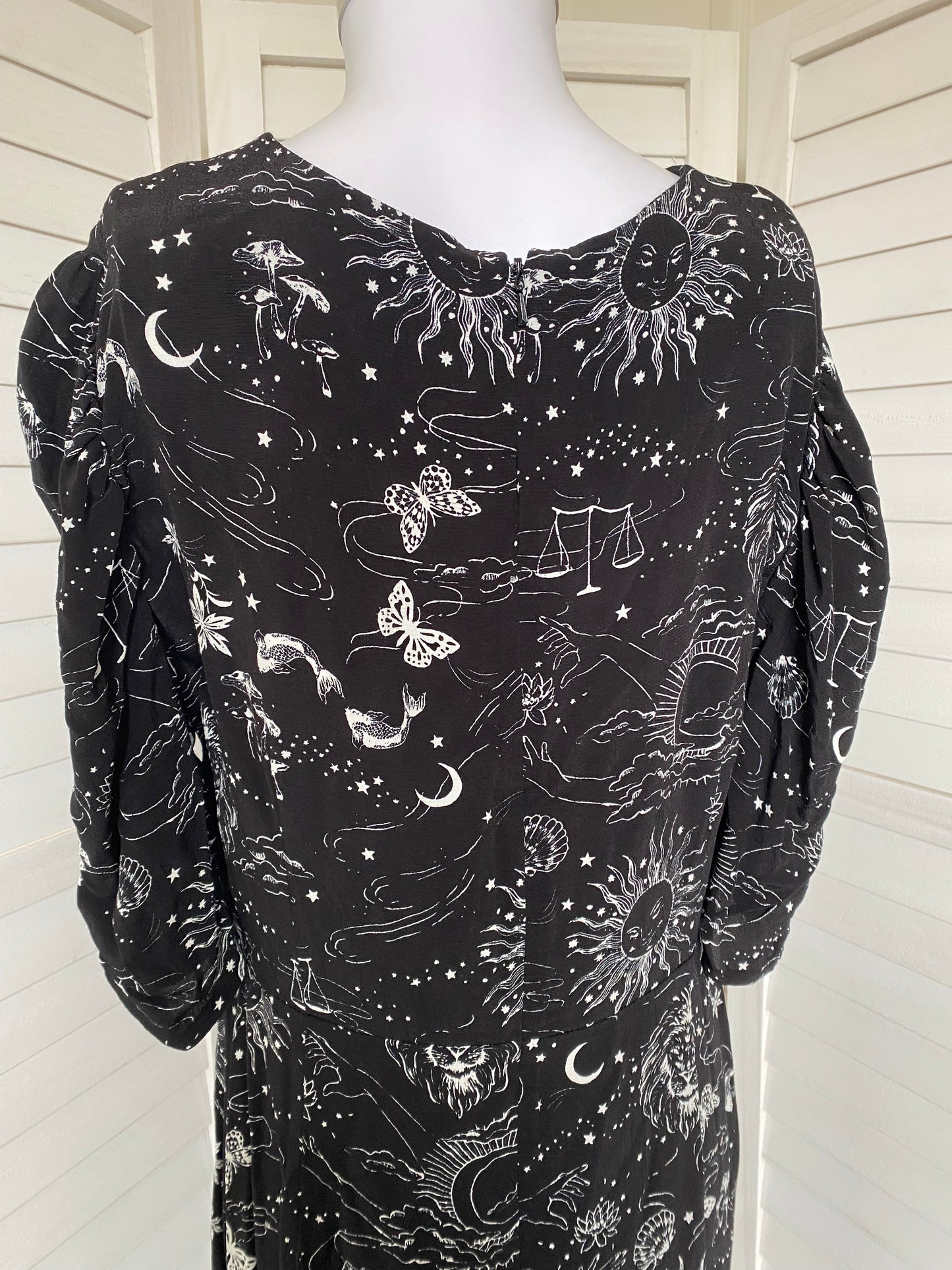 Nobody’s Child tabitha tarot print dress size 14 brand new