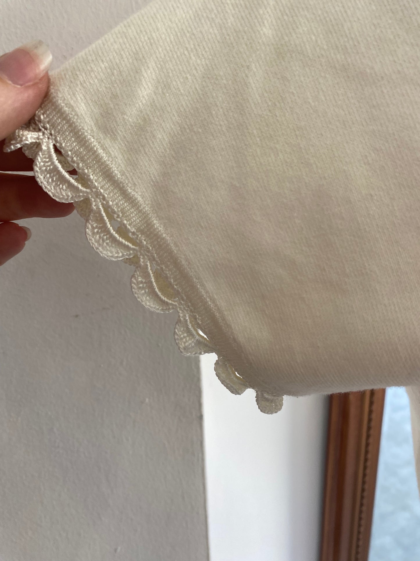 Karen Millen cream knit top size 8