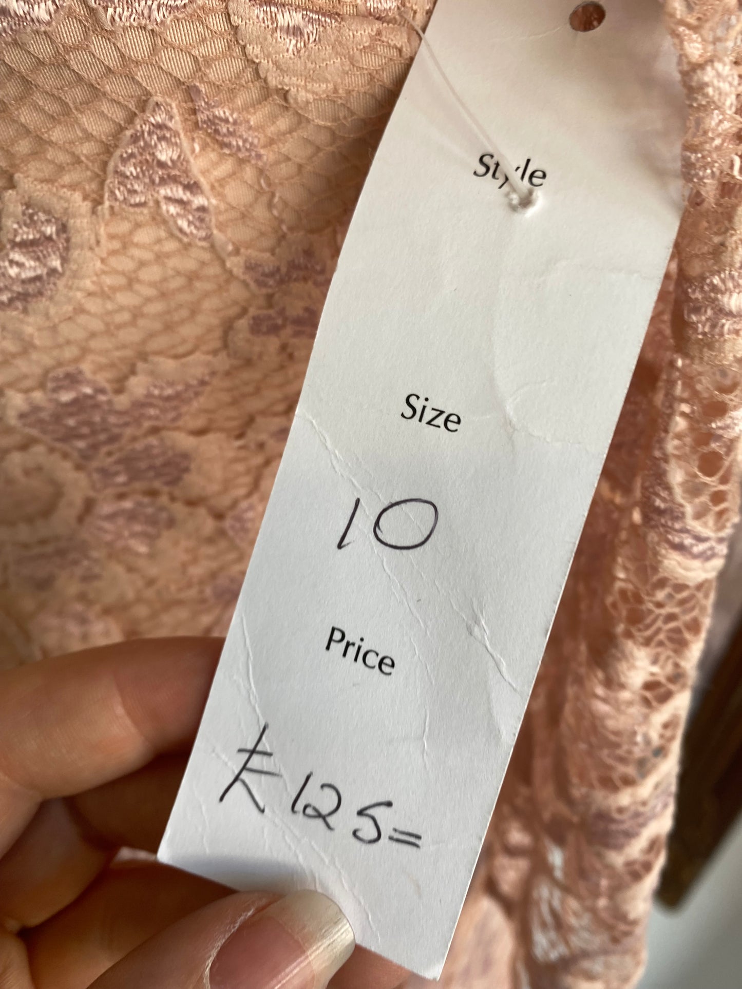 The pretty dress company lace dress size 8