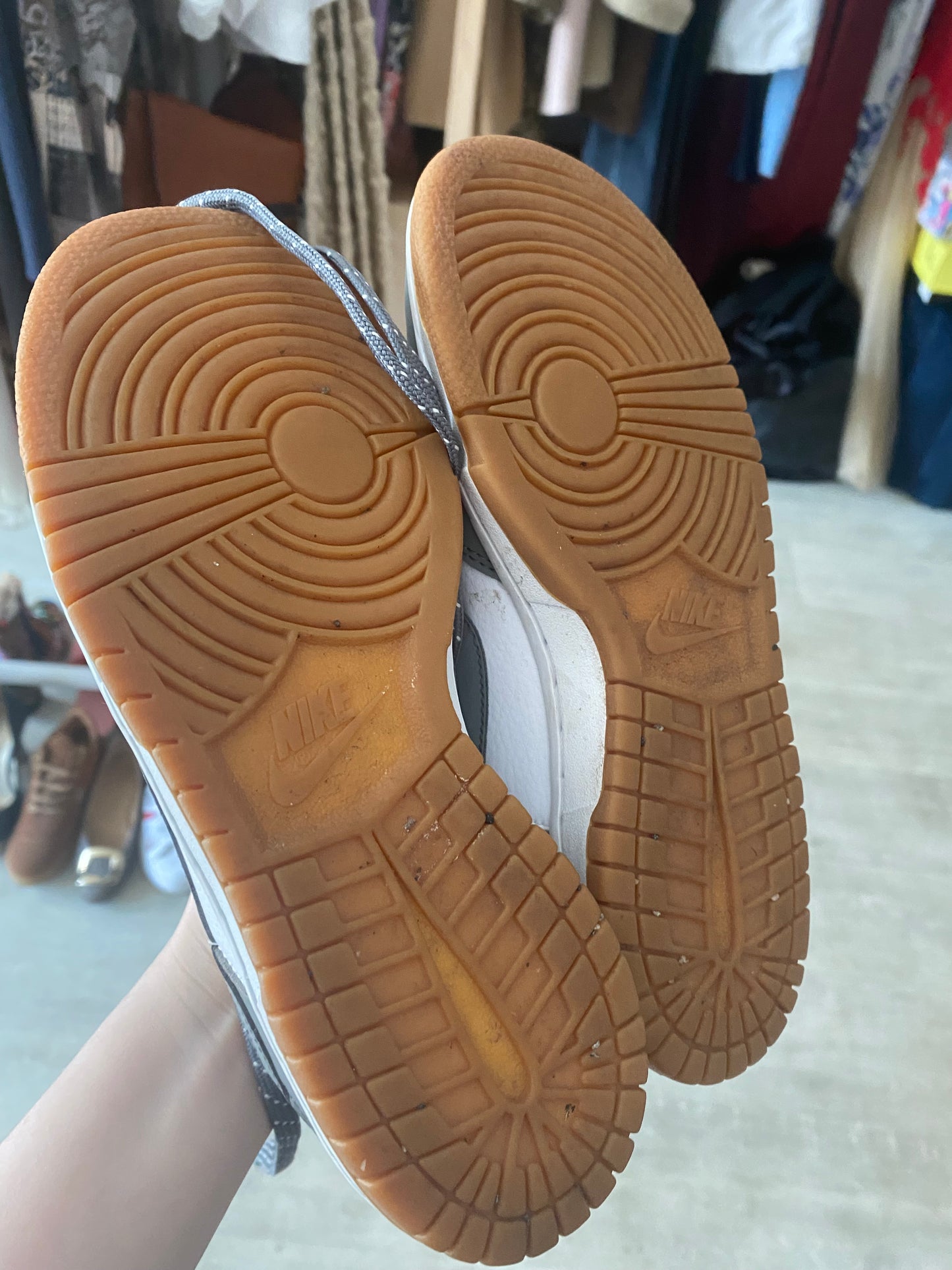 Nike Dunk Low Grey Trainers Size 5