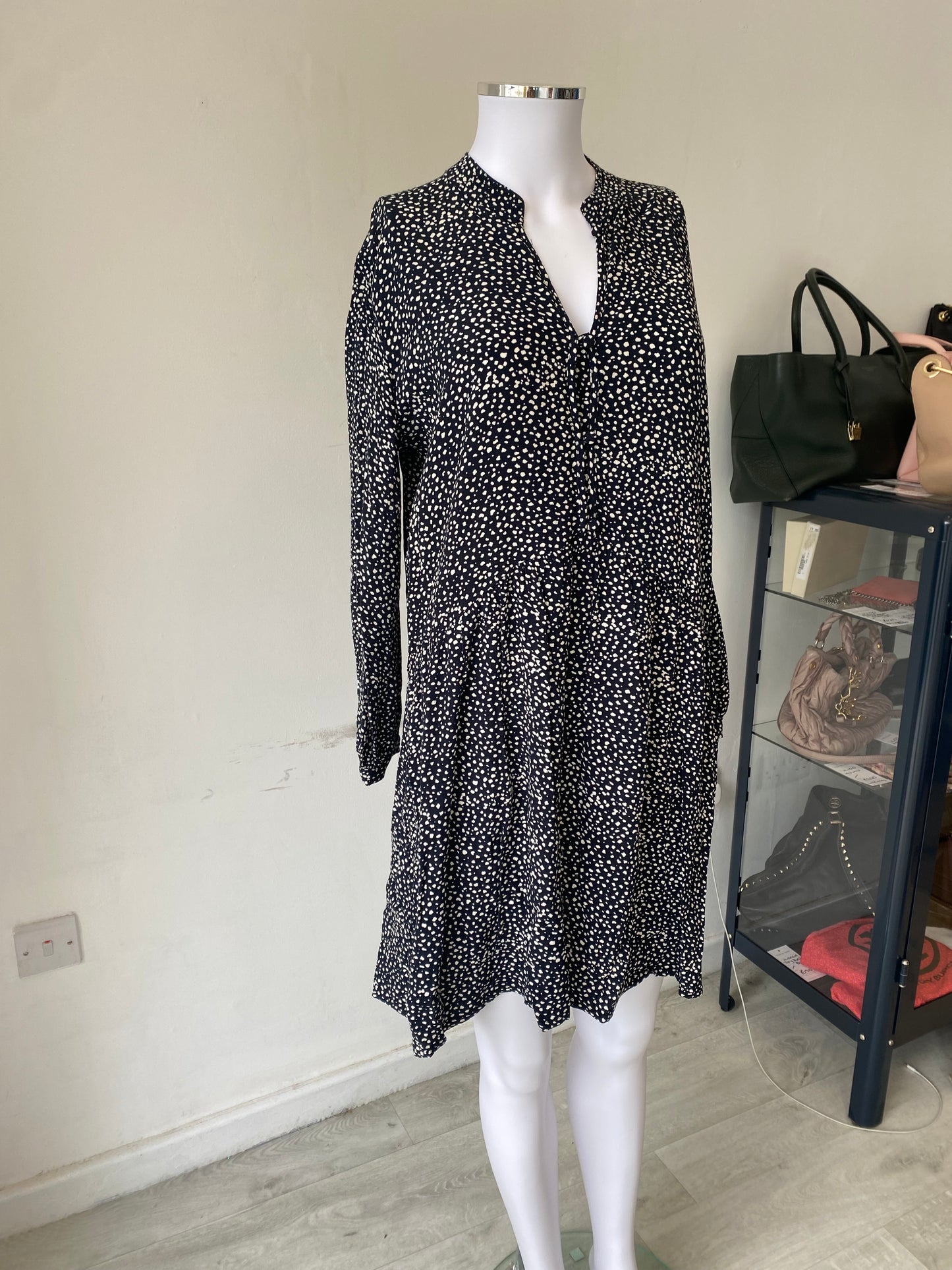 Whistles Spot Print Dress Size 12