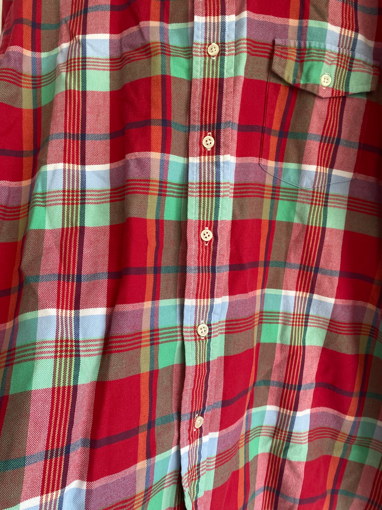 Polo Ralph Lauren Red Checked Shirt Size XL