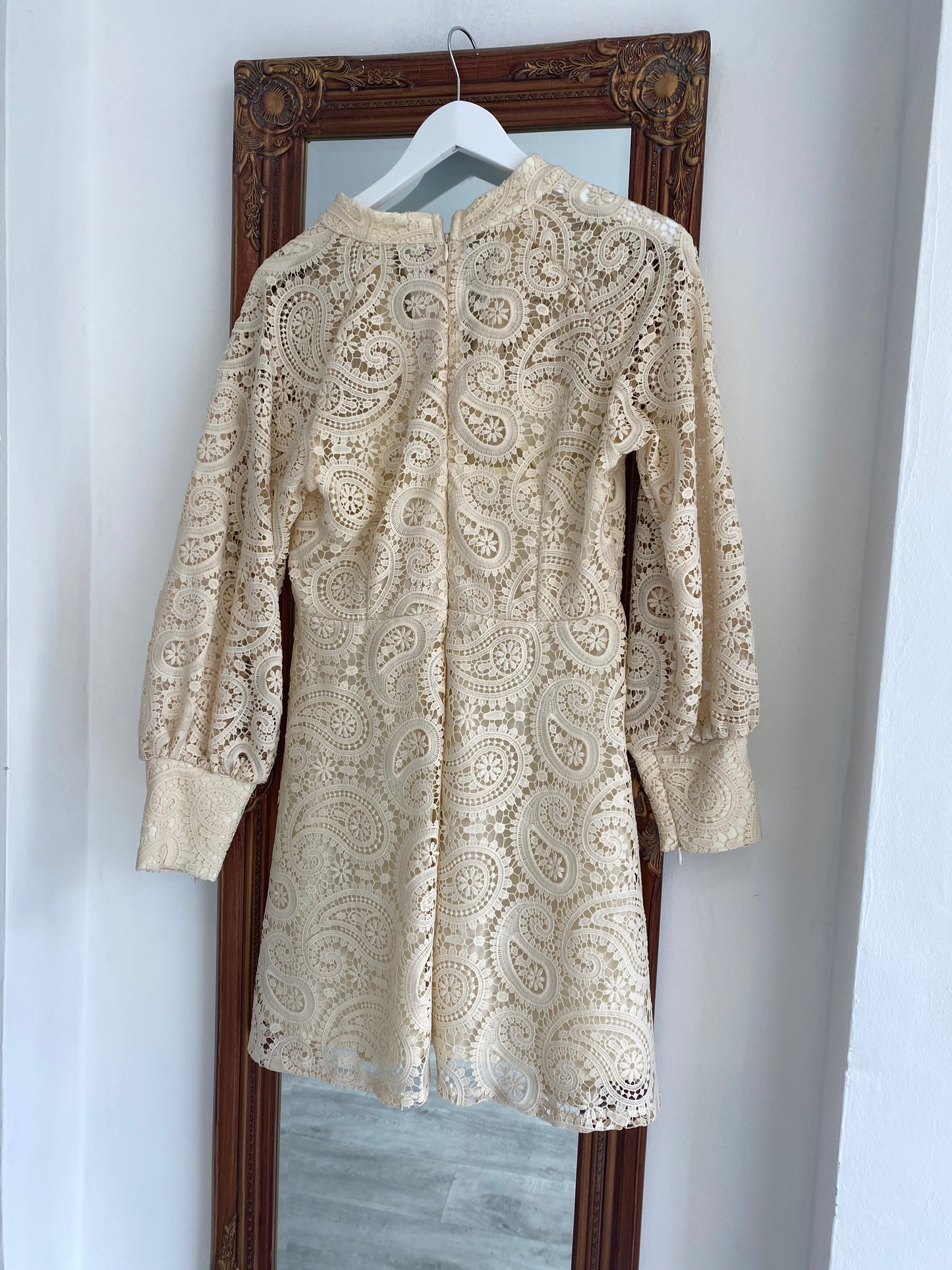Cream Lace Dress Size 12